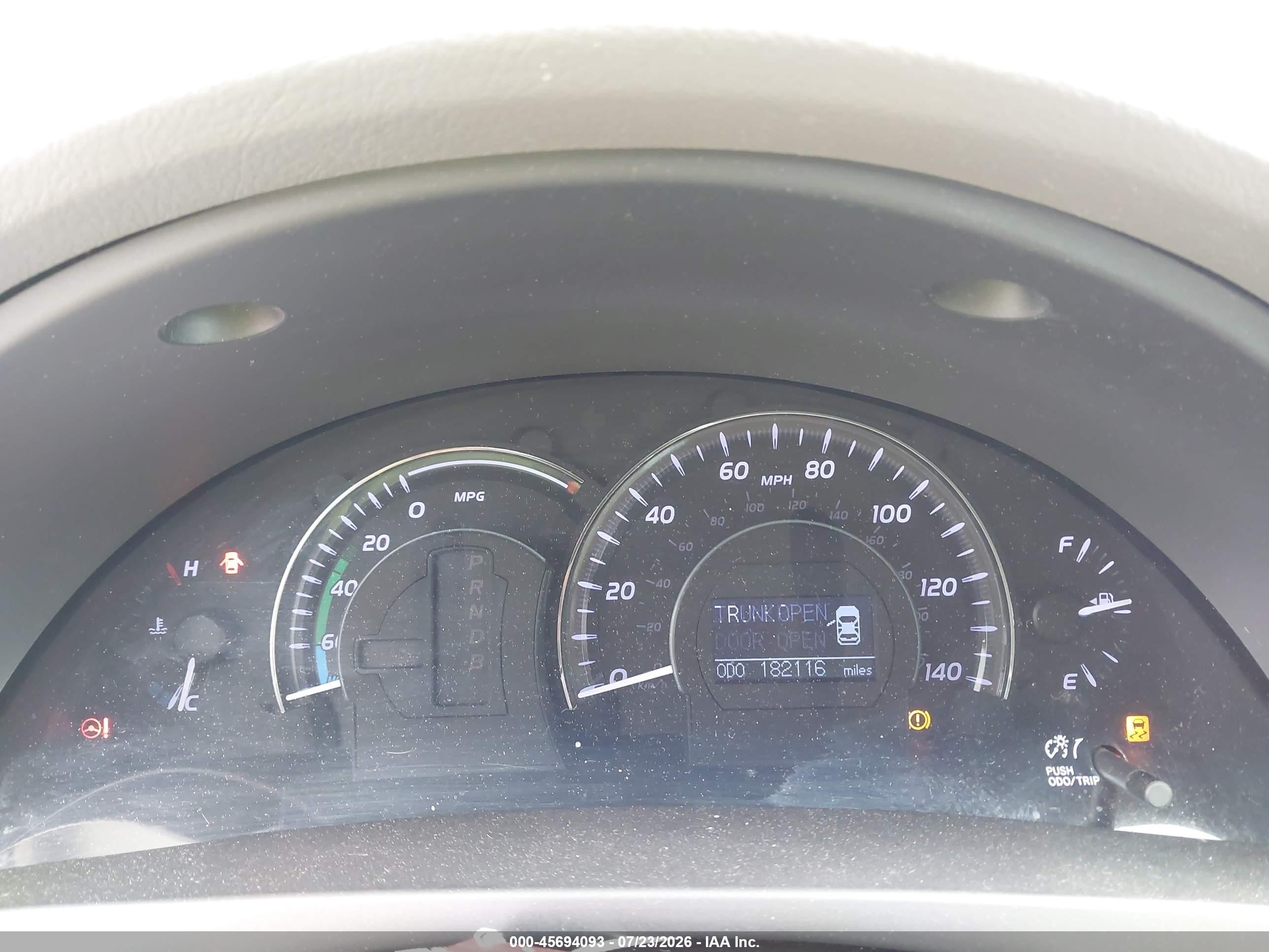 2010 Toyota Camry Hybrid   Gold vin: 4T1BB3EK7AU117319