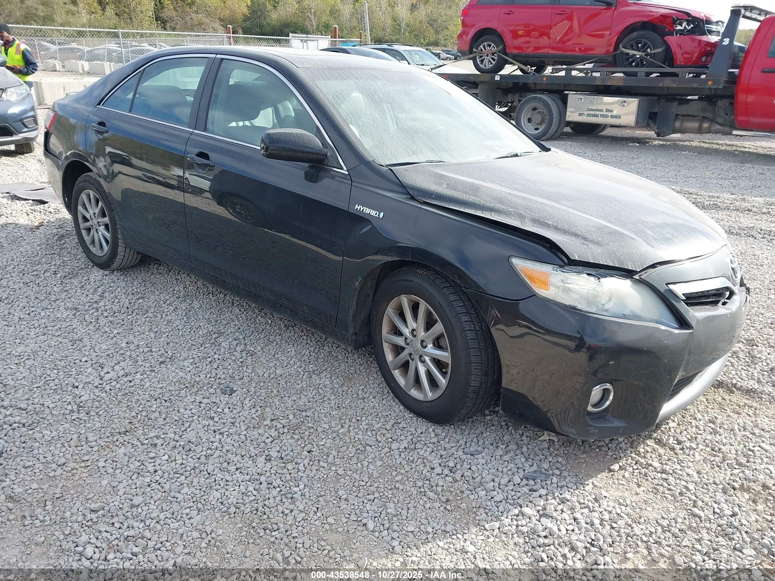 2011 Toyota Camry Hybrid   Black vin: 4T1BB3EK7BU134333