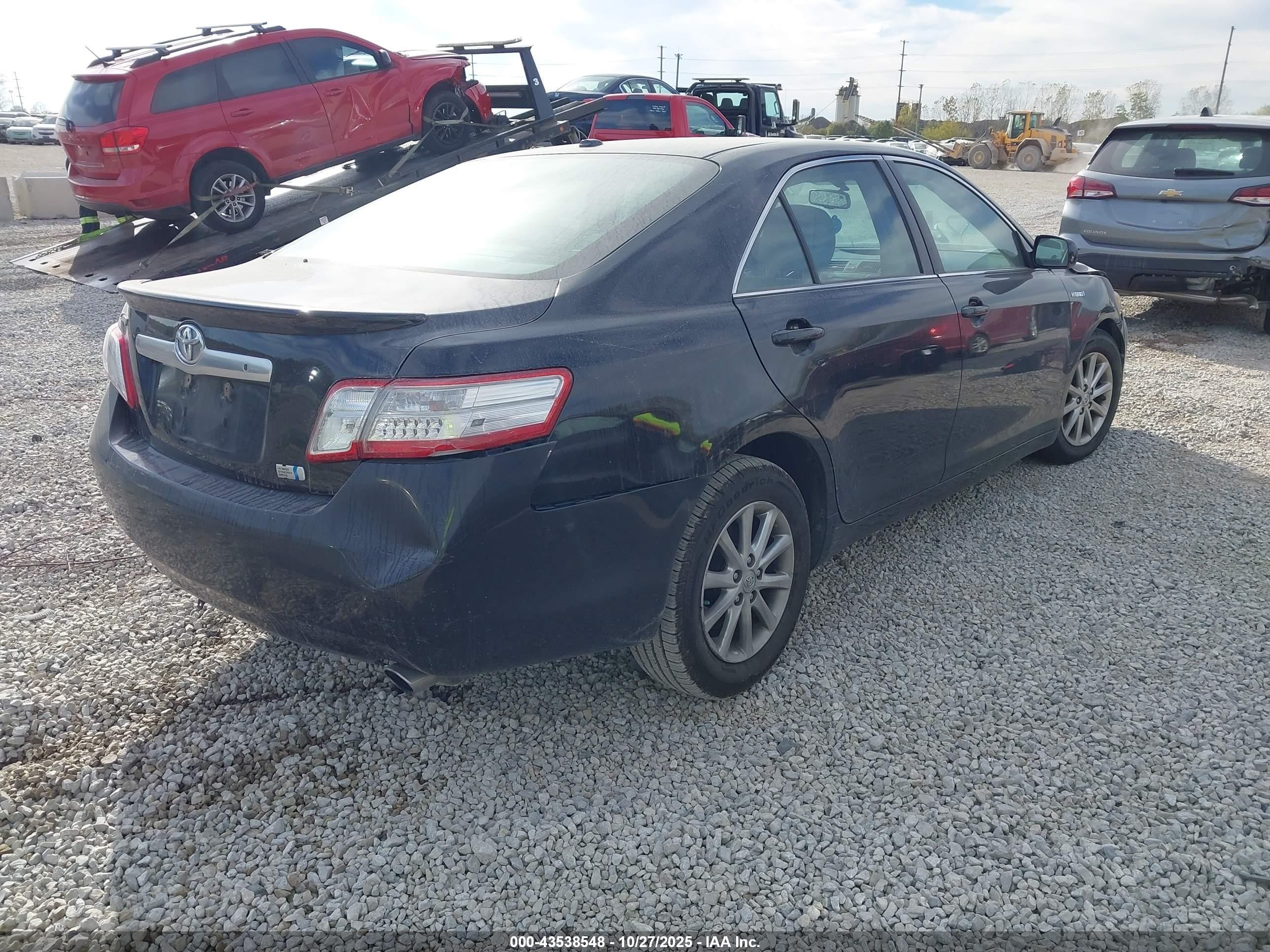 2011 Toyota Camry Hybrid   Black vin: 4T1BB3EK7BU134333