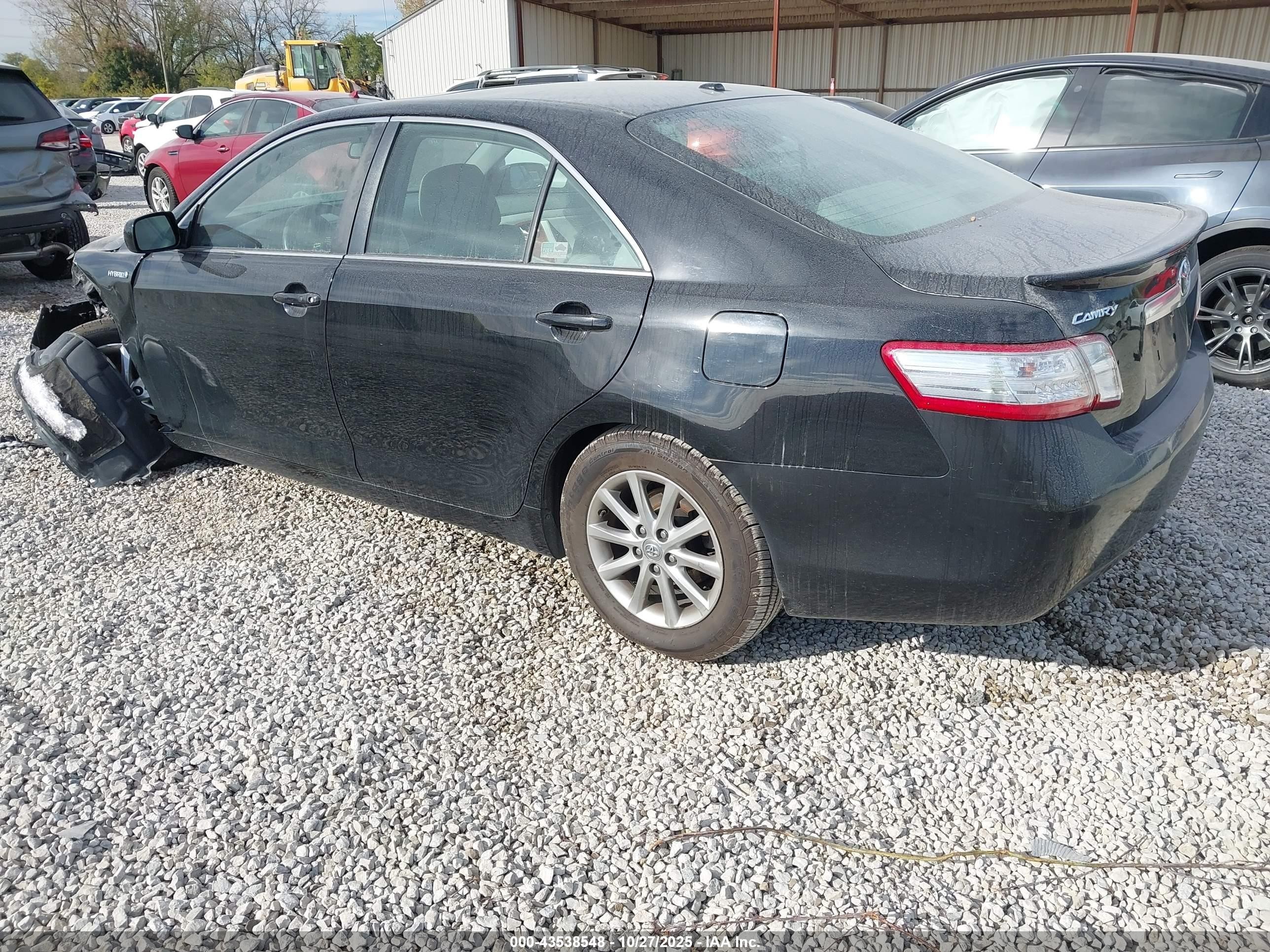 2011 Toyota Camry Hybrid   Black vin: 4T1BB3EK7BU134333