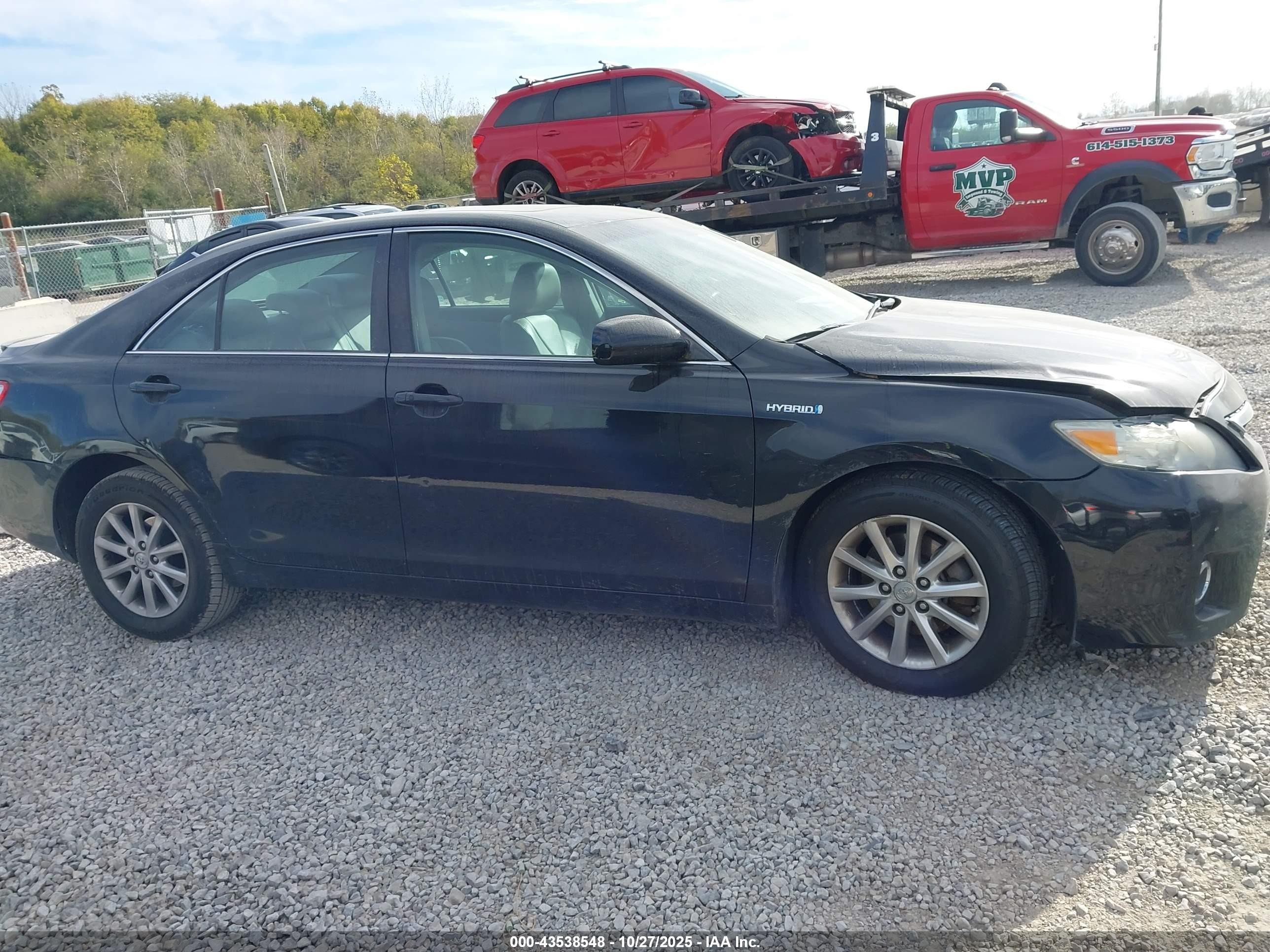 2011 Toyota Camry Hybrid   Black vin: 4T1BB3EK7BU134333