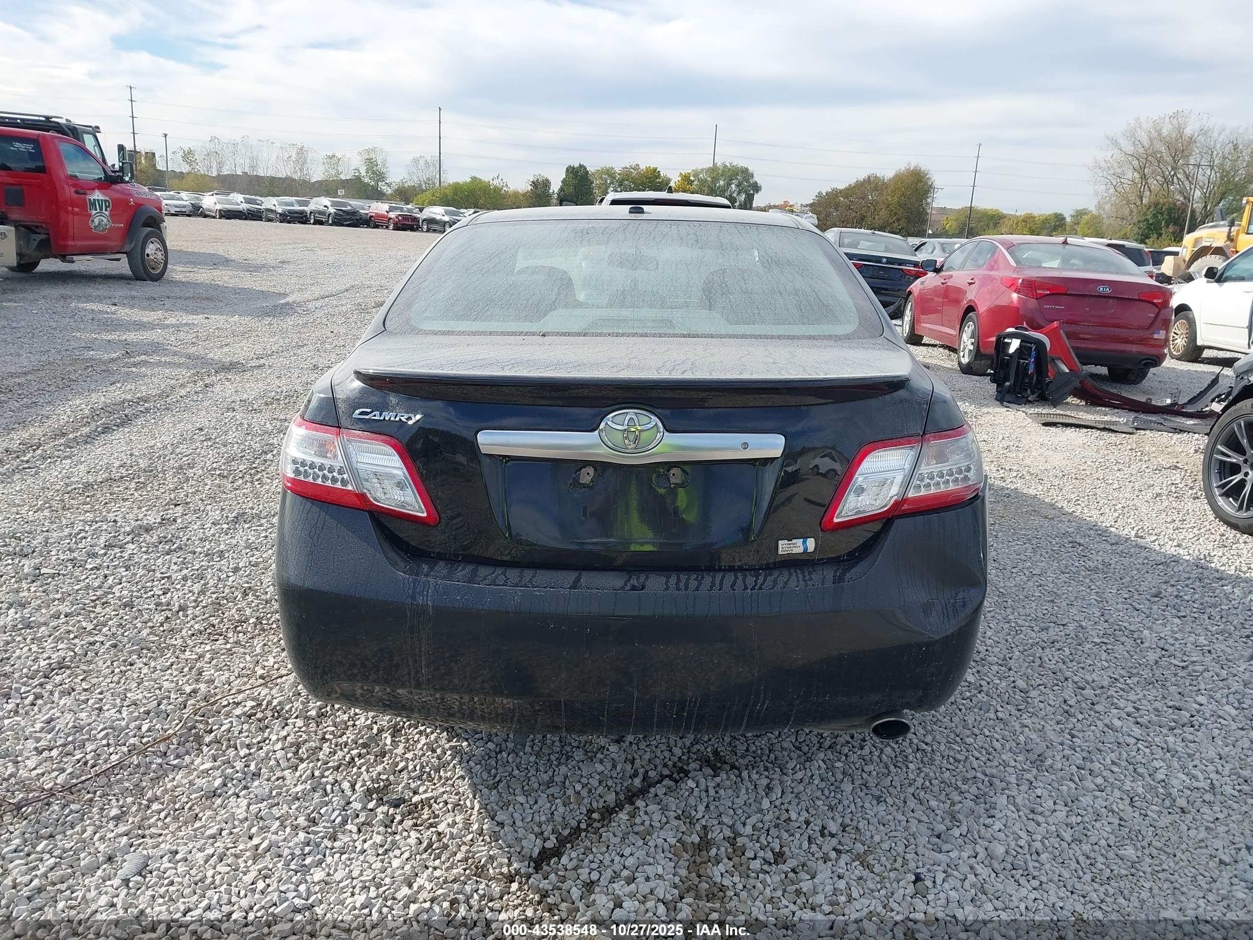 2011 Toyota Camry Hybrid   Black vin: 4T1BB3EK7BU134333