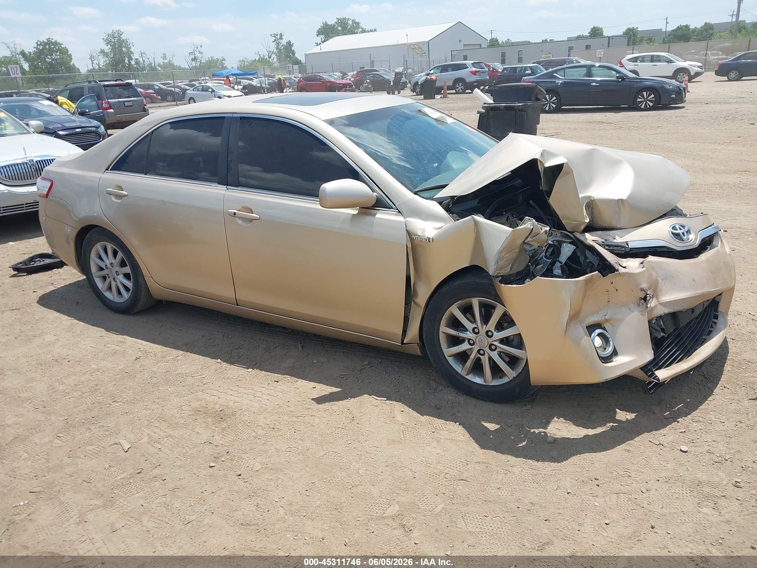 2011 Toyota Camry Hybrid   Tan vin: 4T1BB3EK7BU137295