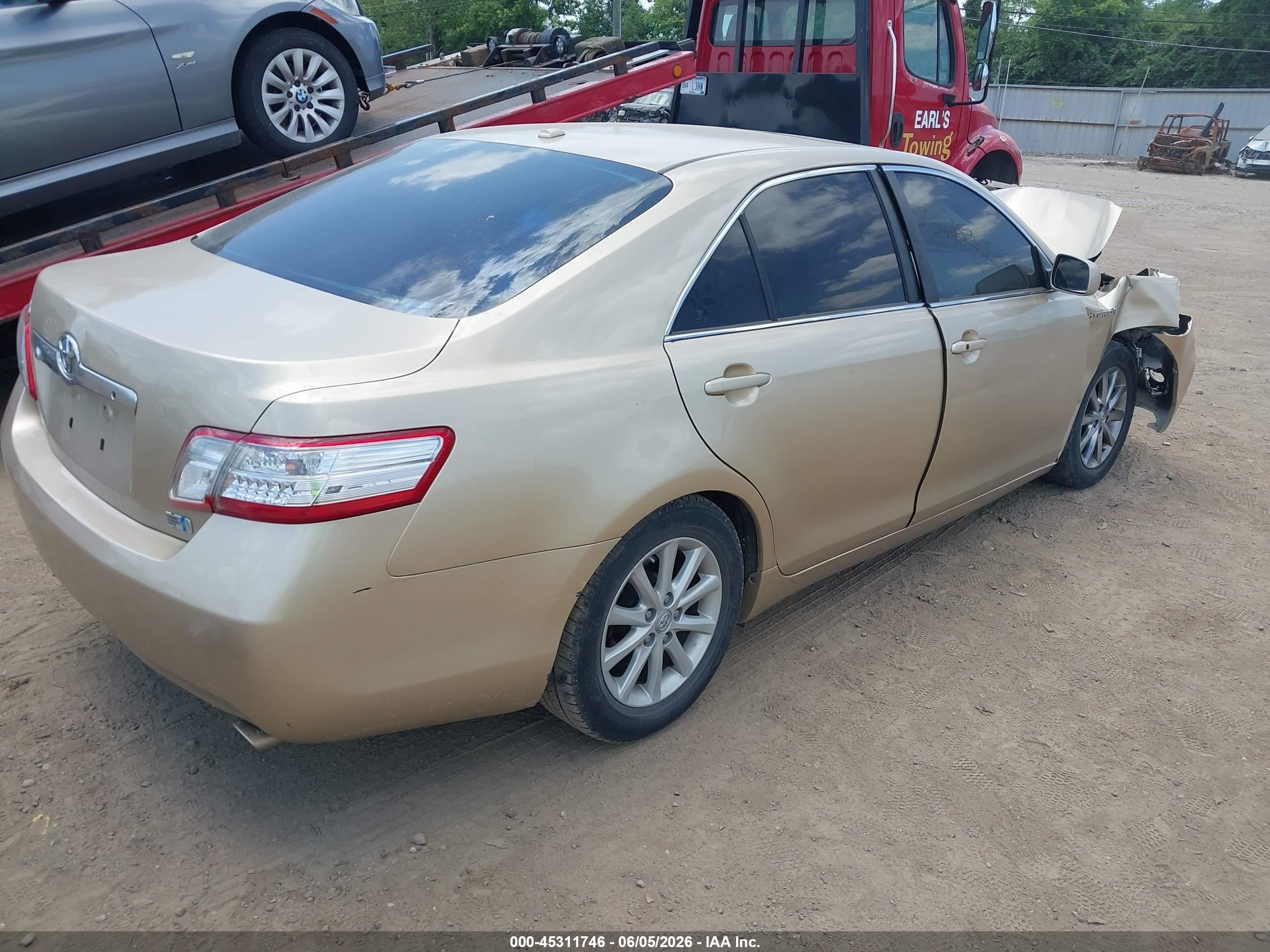 2011 Toyota Camry Hybrid   Tan vin: 4T1BB3EK7BU137295