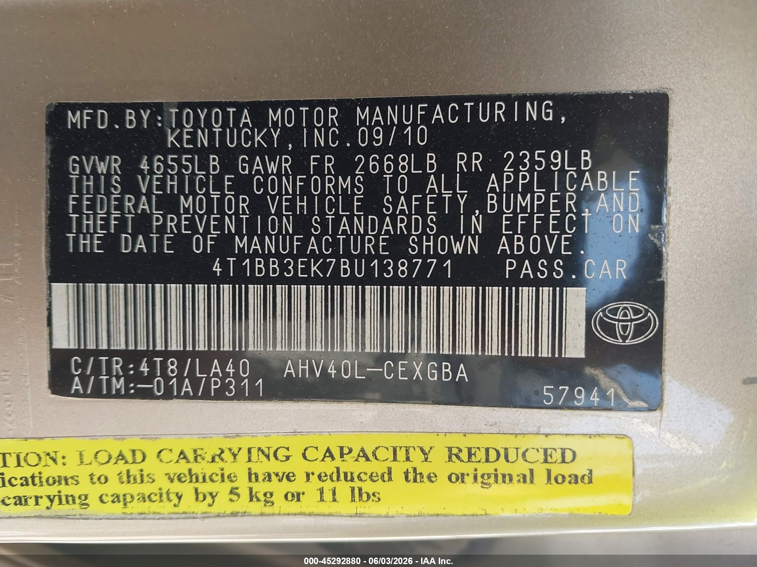 2011 Toyota Camry Hybrid   Brown vin: 4T1BB3EK7BU138771