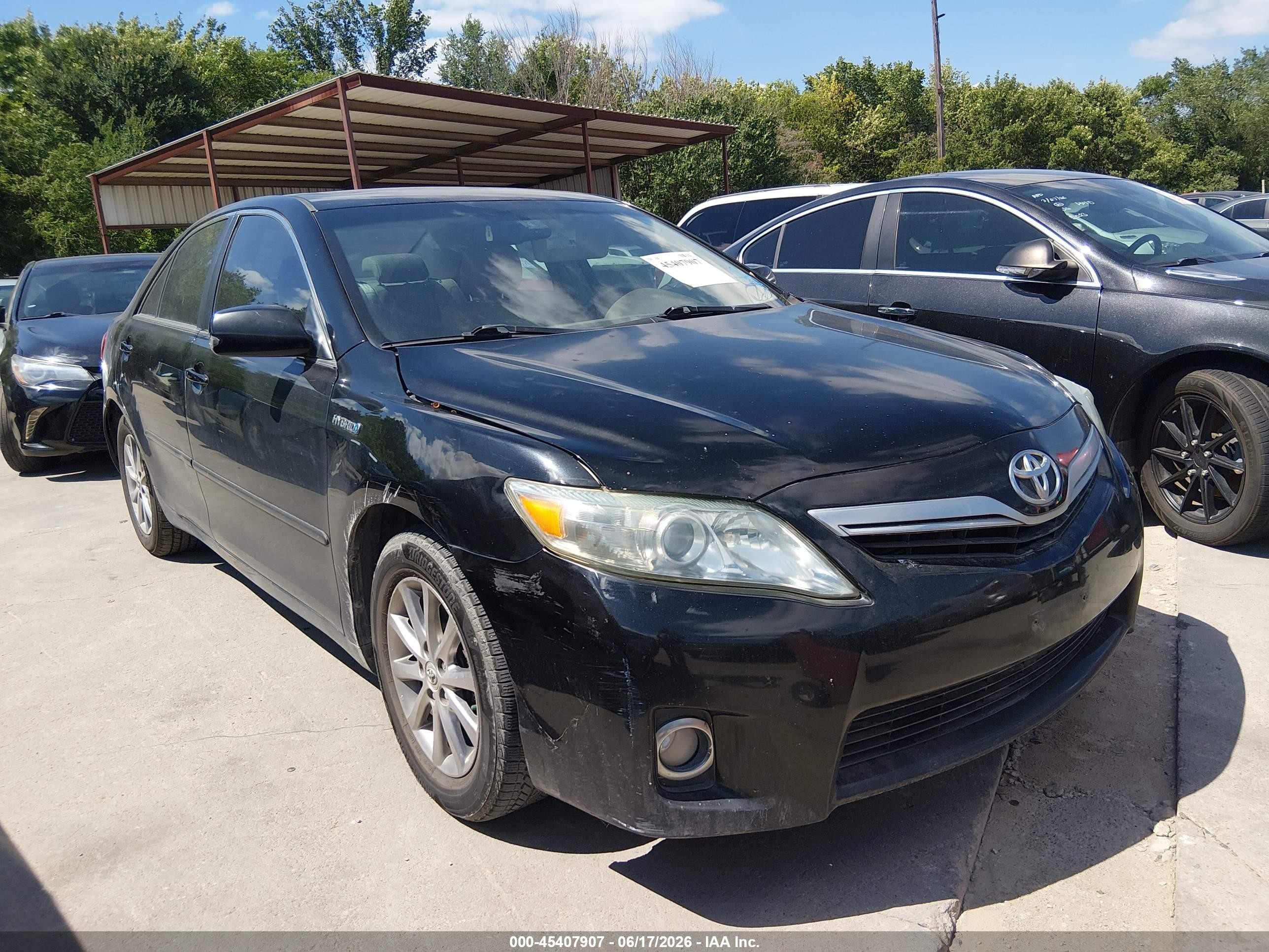 2011 Toyota Camry Hybrid   Black vin: 4T1BB3EK8BU133949