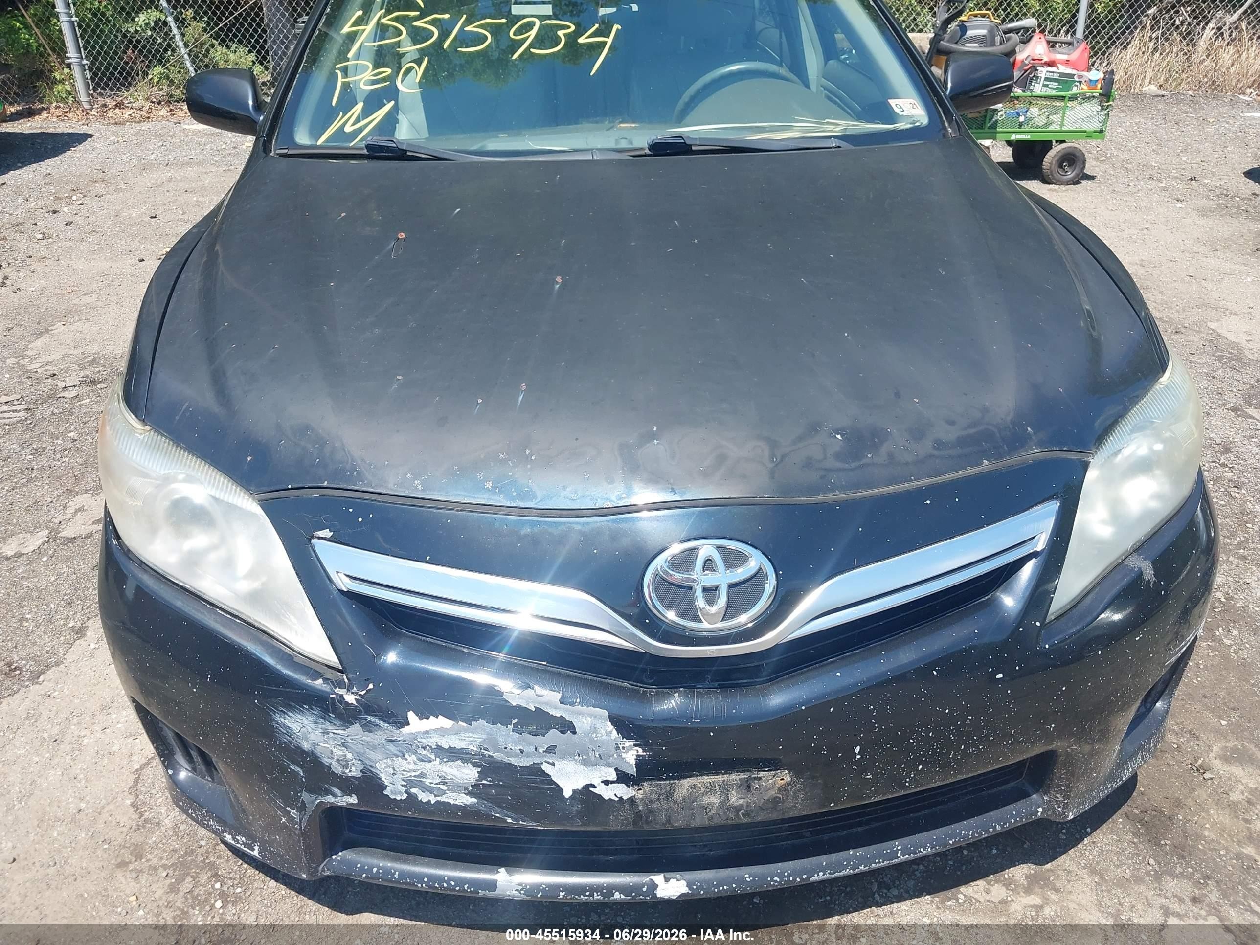 2011 Toyota Camry Hybrid   Черный vin: 4T1BB3EK8BU143607