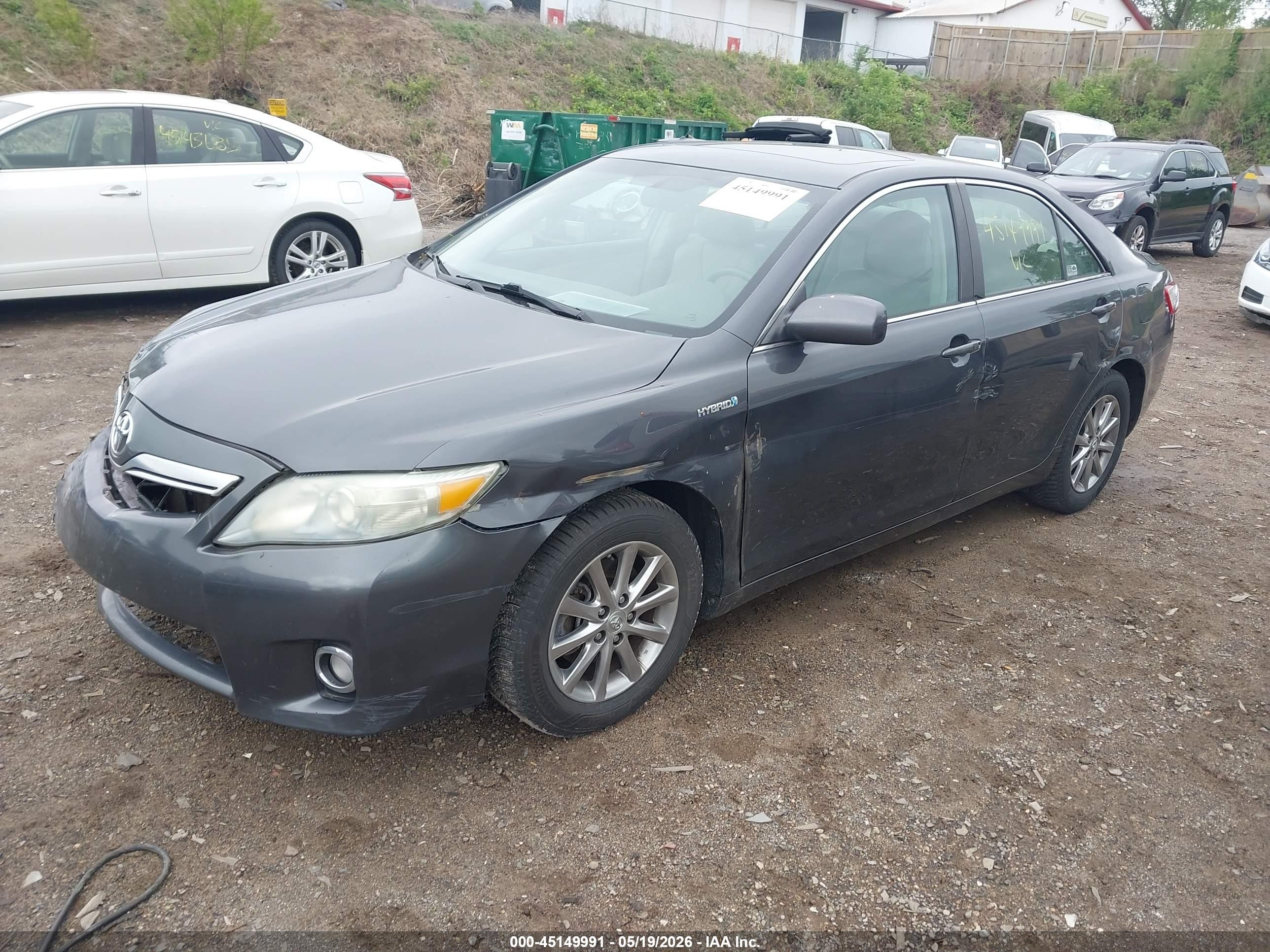 2011 Toyota Camry Hybrid   Gray vin: 4T1BB3EK9BU126802