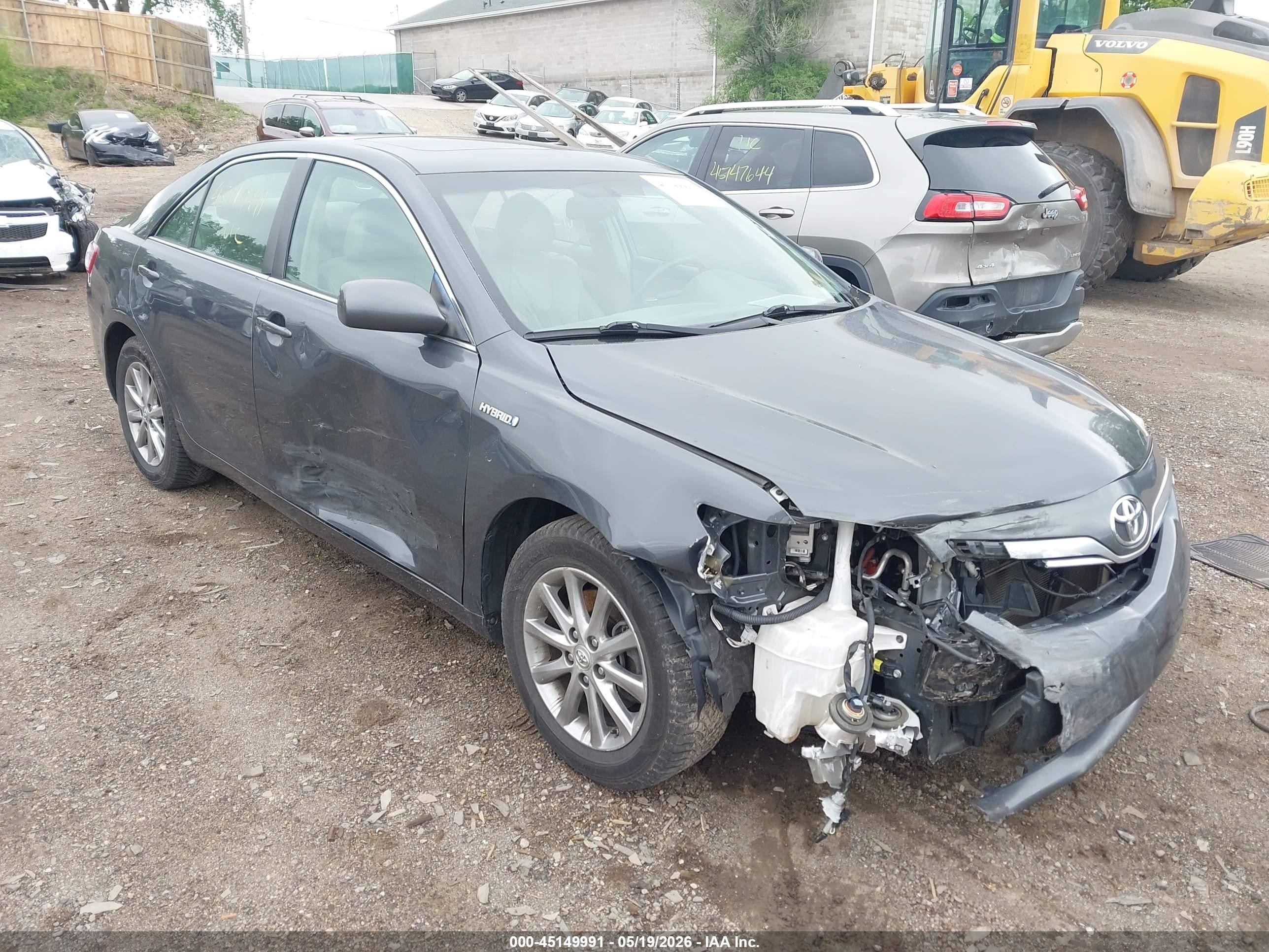 2011 Toyota Camry Hybrid   Gray vin: 4T1BB3EK9BU126802