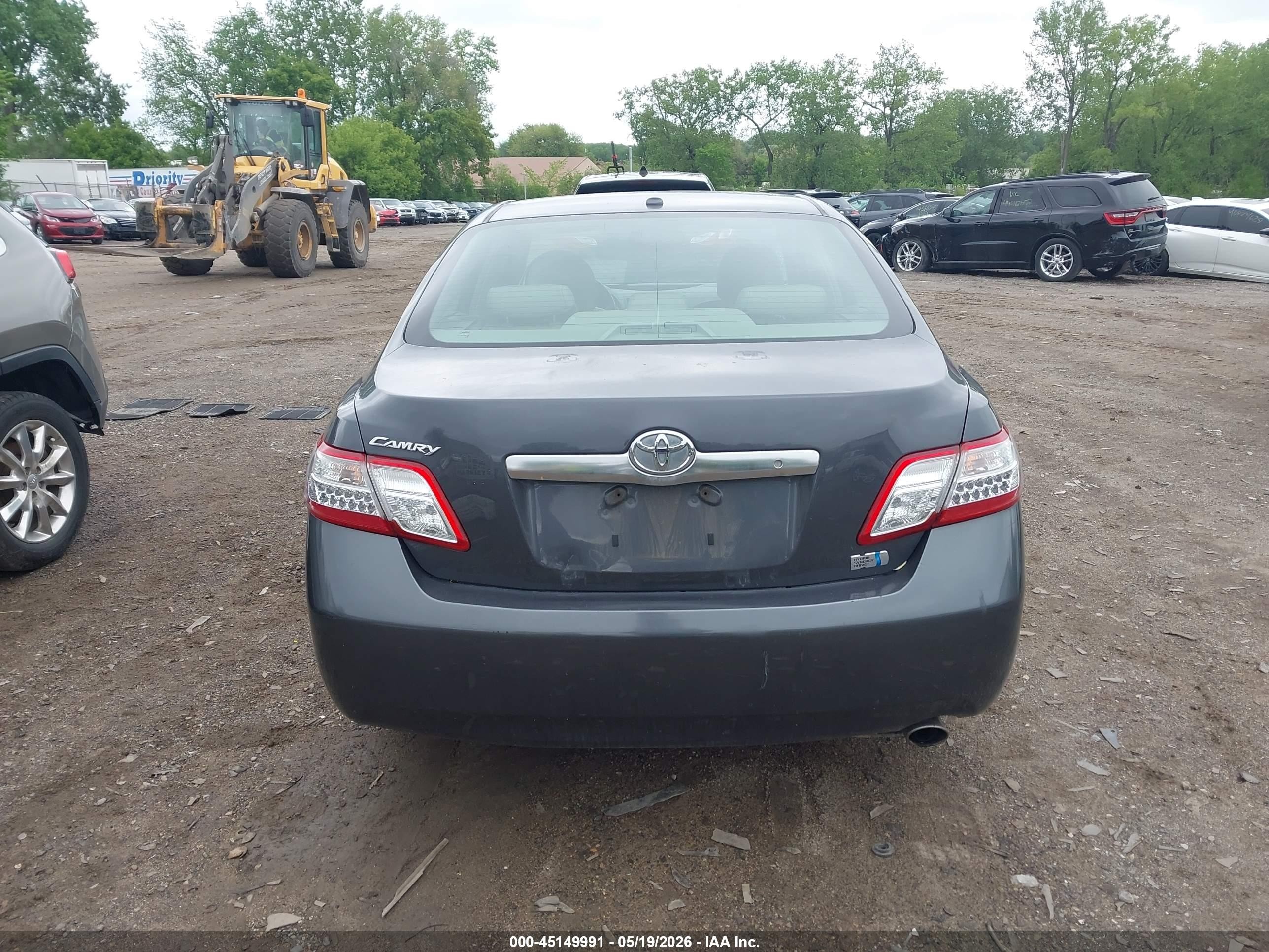 2011 Toyota Camry Hybrid   Gray vin: 4T1BB3EK9BU126802