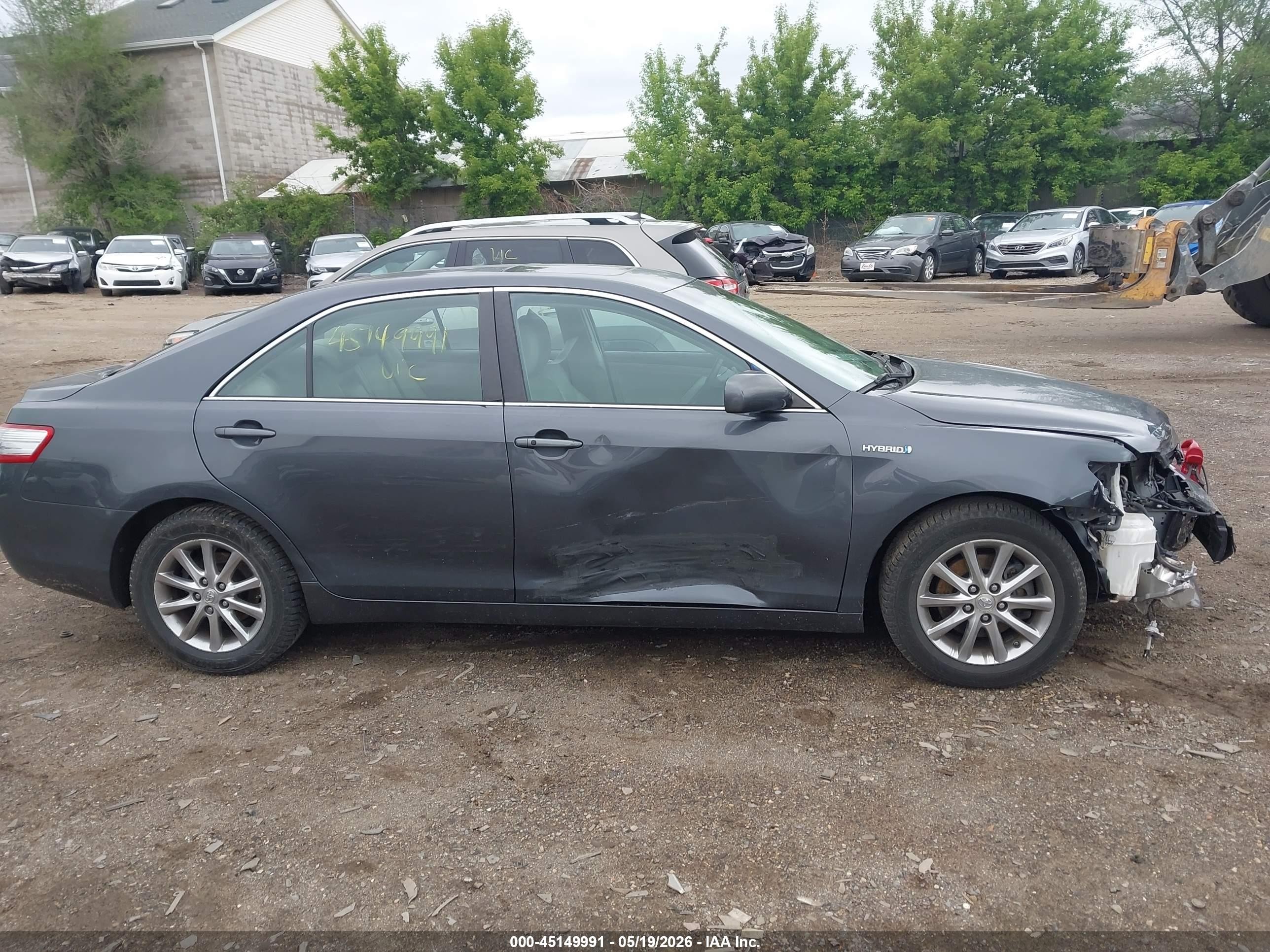2011 Toyota Camry Hybrid   Gray vin: 4T1BB3EK9BU126802