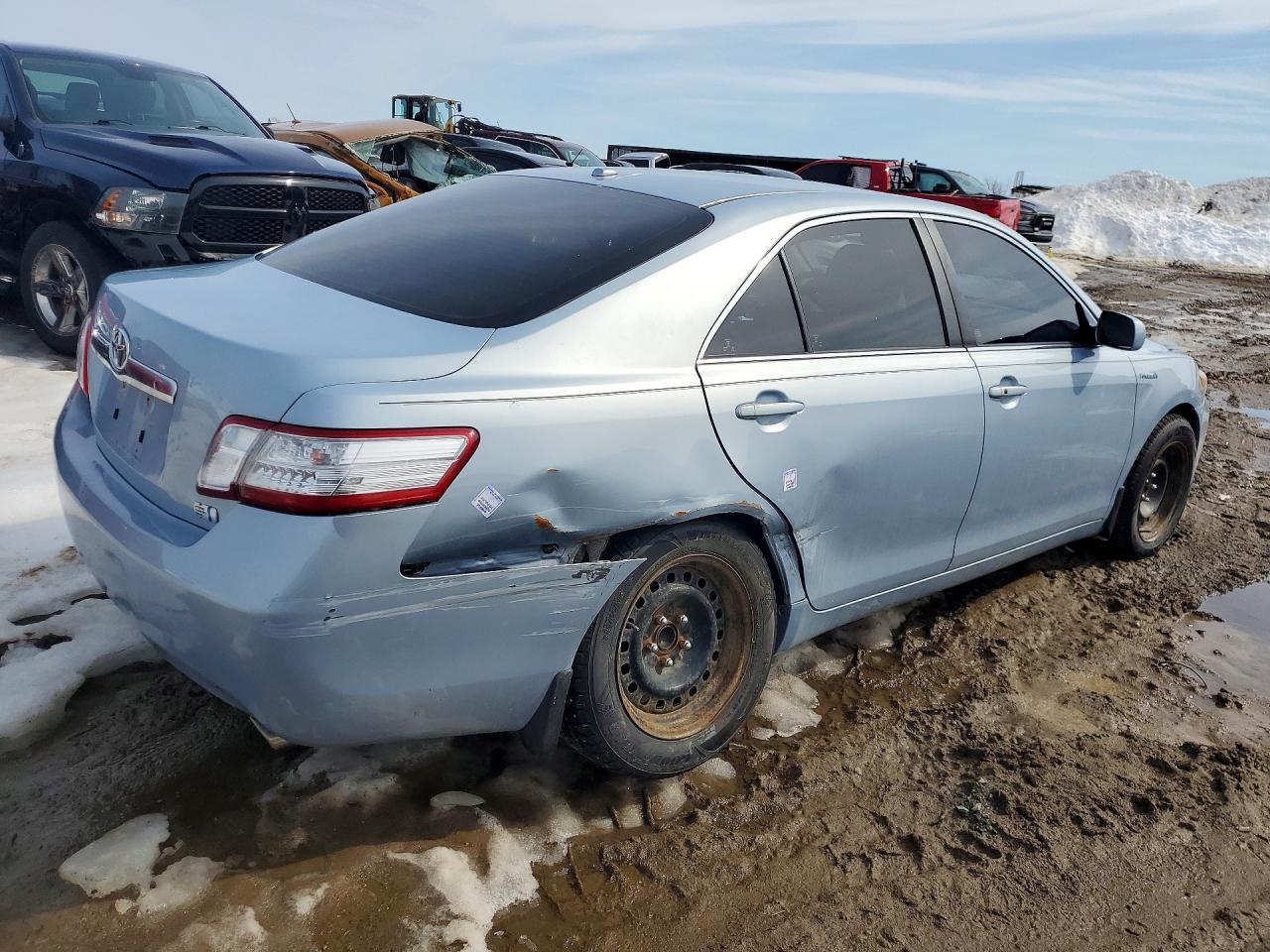 2011 Toyota Camry Hybrid Blue vin: 4T1BB3EK9BU129067