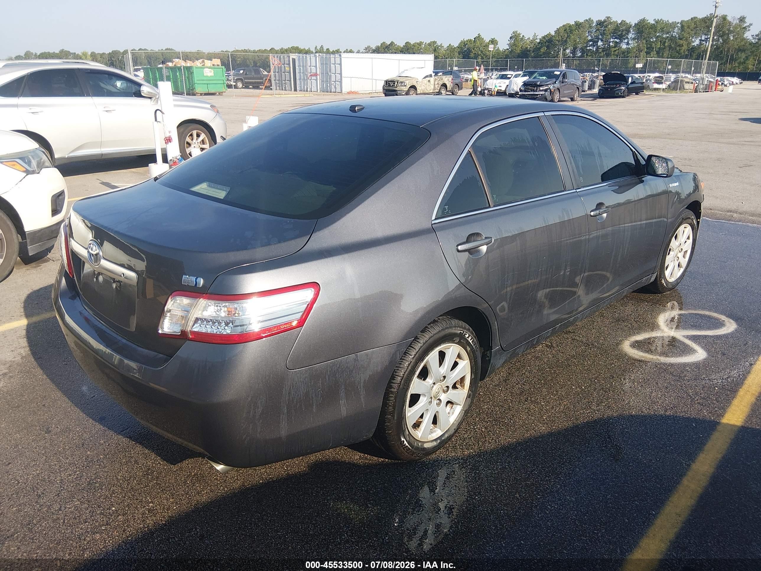 2011 Toyota Camry Hybrid   Серый vin: 4T1BB3EK9BU139713