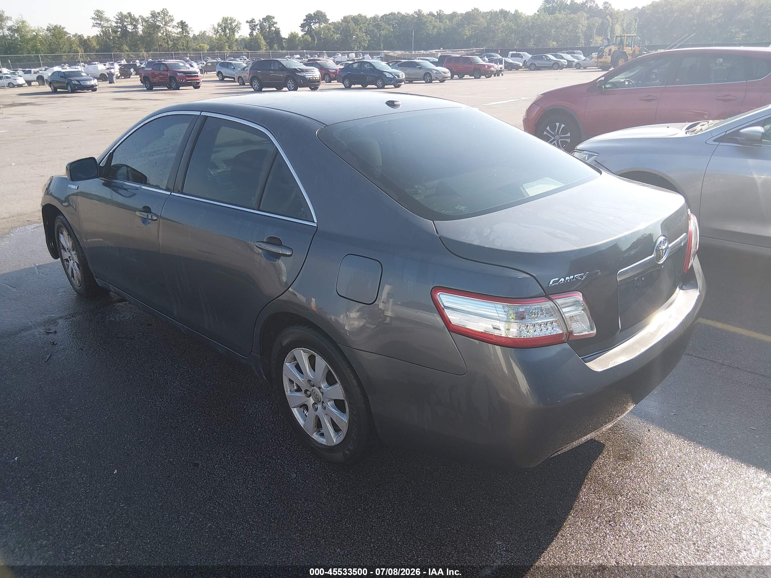 2011 Toyota Camry Hybrid   Серый vin: 4T1BB3EK9BU139713