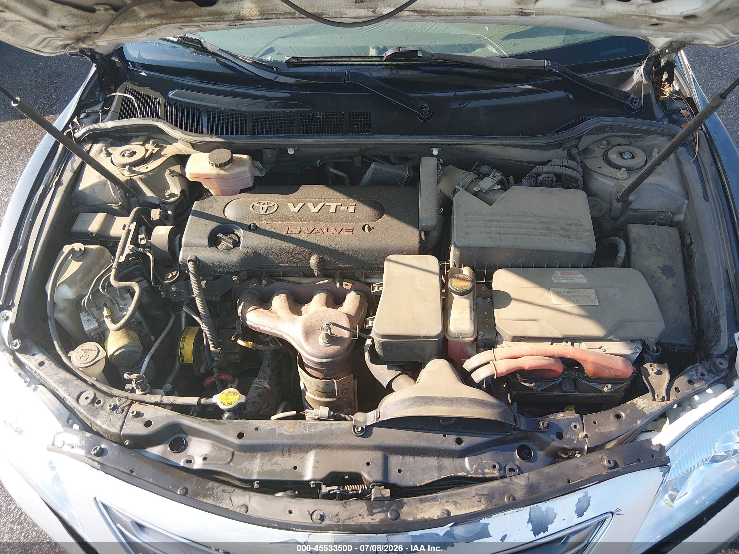 2011 Toyota Camry Hybrid   Серый vin: 4T1BB3EK9BU139713