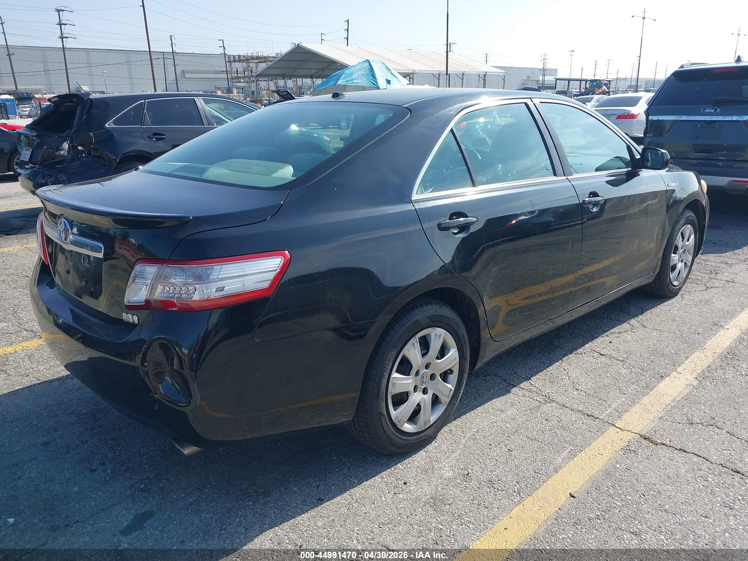 2011 Toyota Camry Hybrid   Black vin: 4T1BB3EK9BU142756