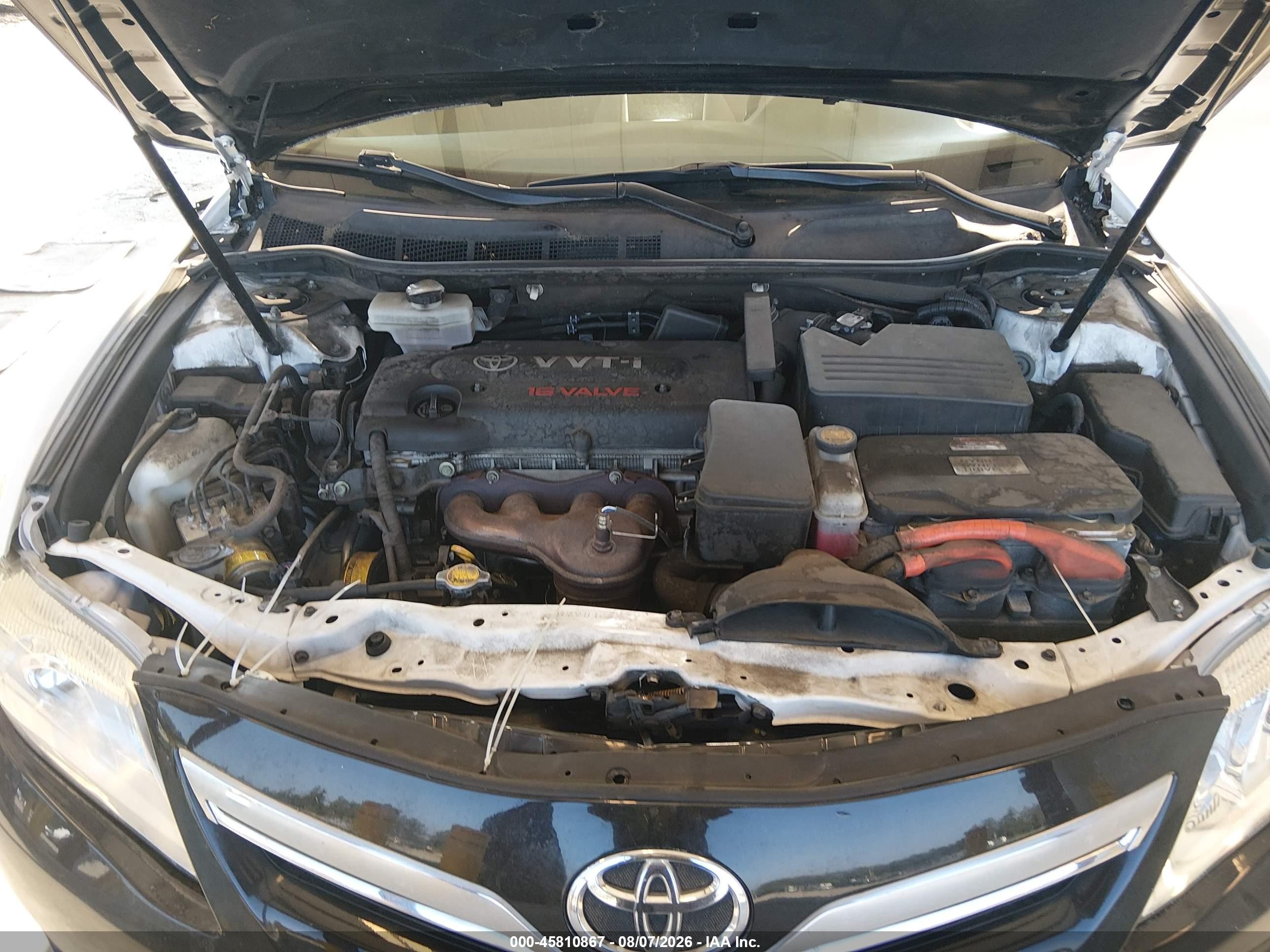 2010 Toyota Camry Hybrid   Белый vin: 4T1BB3EKXAU123695