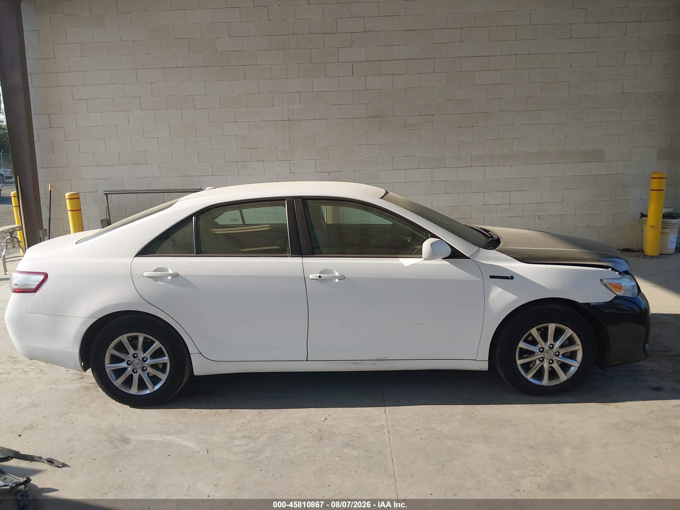 2010 Toyota Camry Hybrid   Белый vin: 4T1BB3EKXAU123695