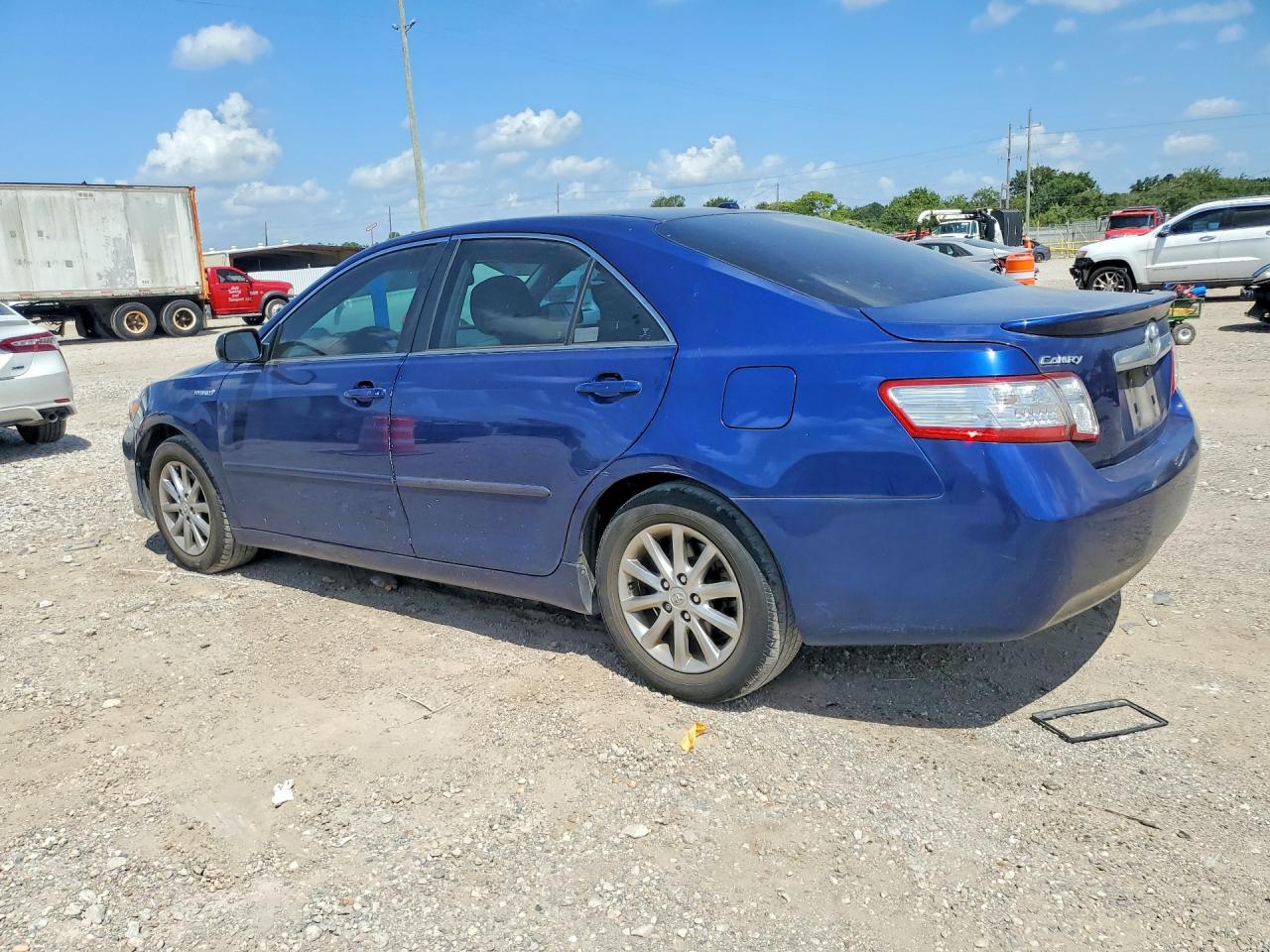 2011 Toyota Camry Hybrid Синий vin: 4T1BB3EKXBU127666