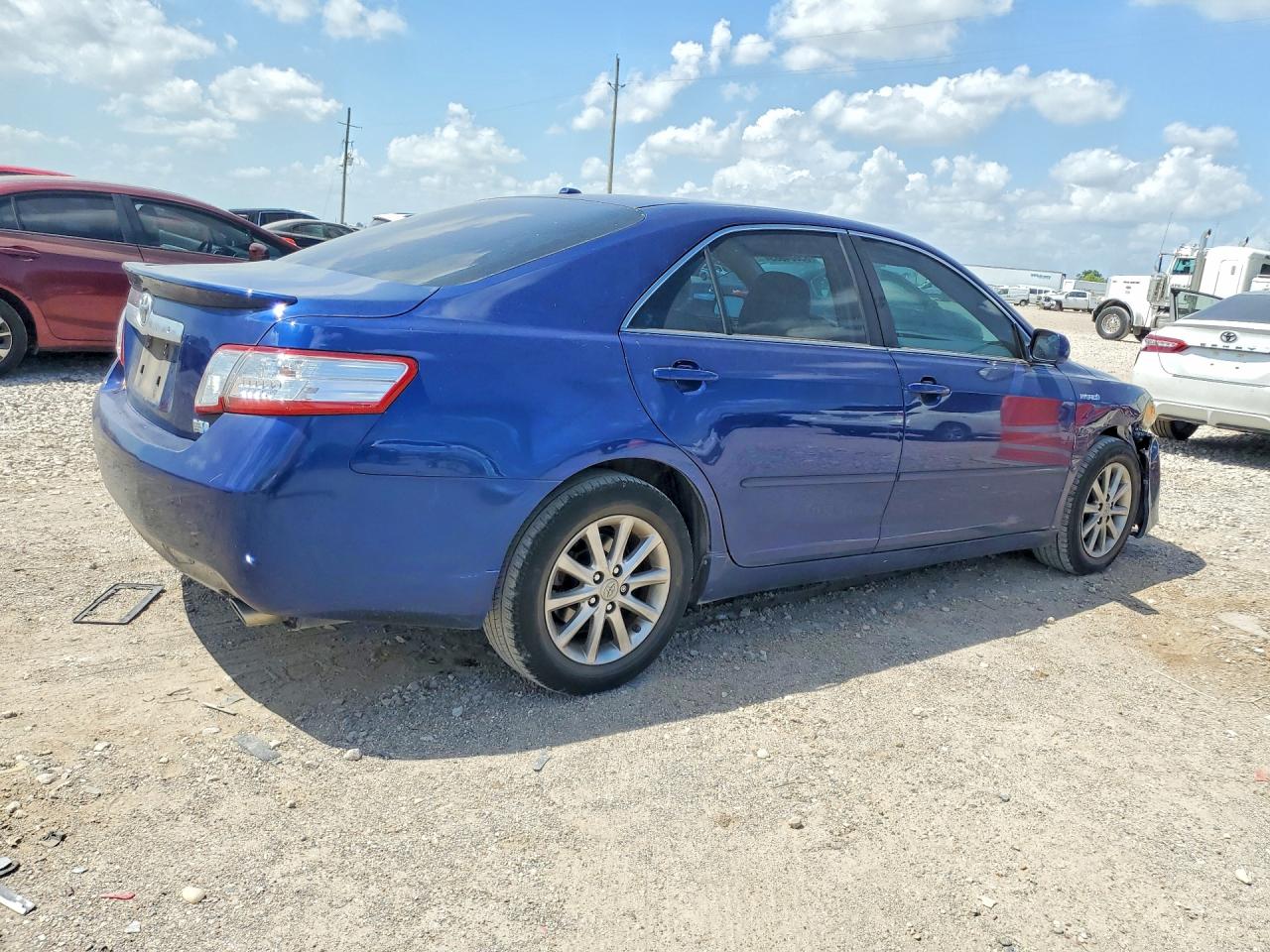 2011 Toyota Camry Hybrid Синий vin: 4T1BB3EKXBU127666