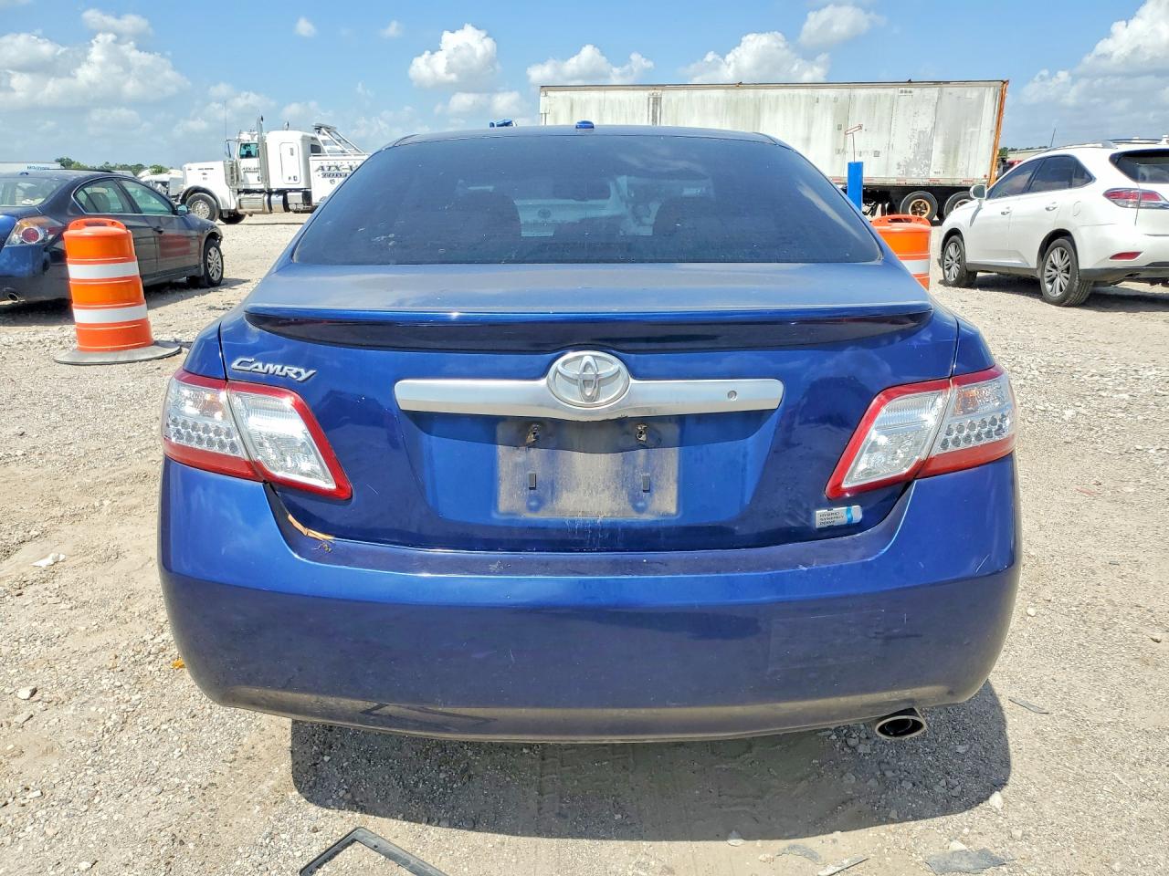 2011 Toyota Camry Hybrid Синий vin: 4T1BB3EKXBU127666