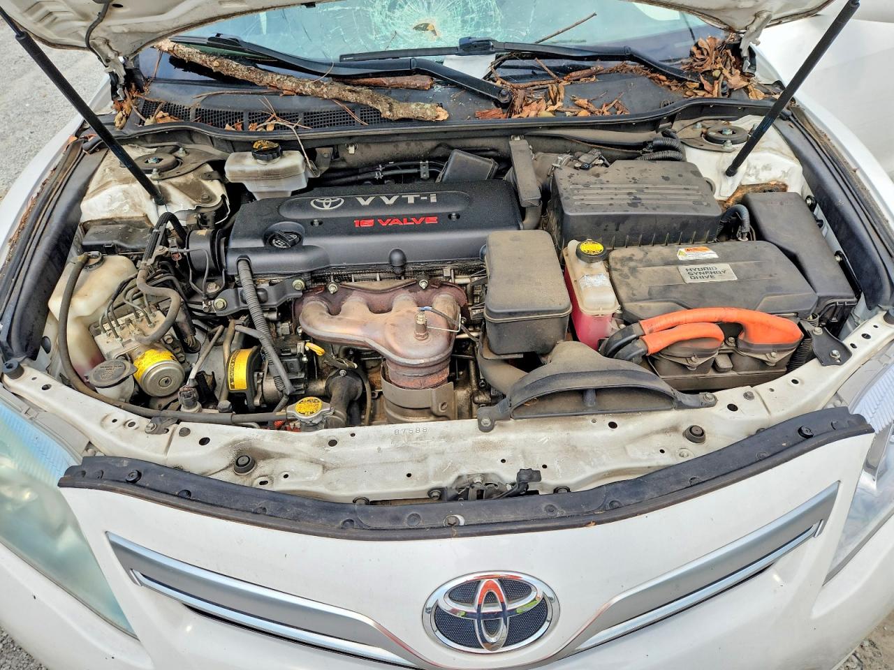 2011 Toyota Camry Hybrid Белый vin: 4T1BB3EKXBU128624