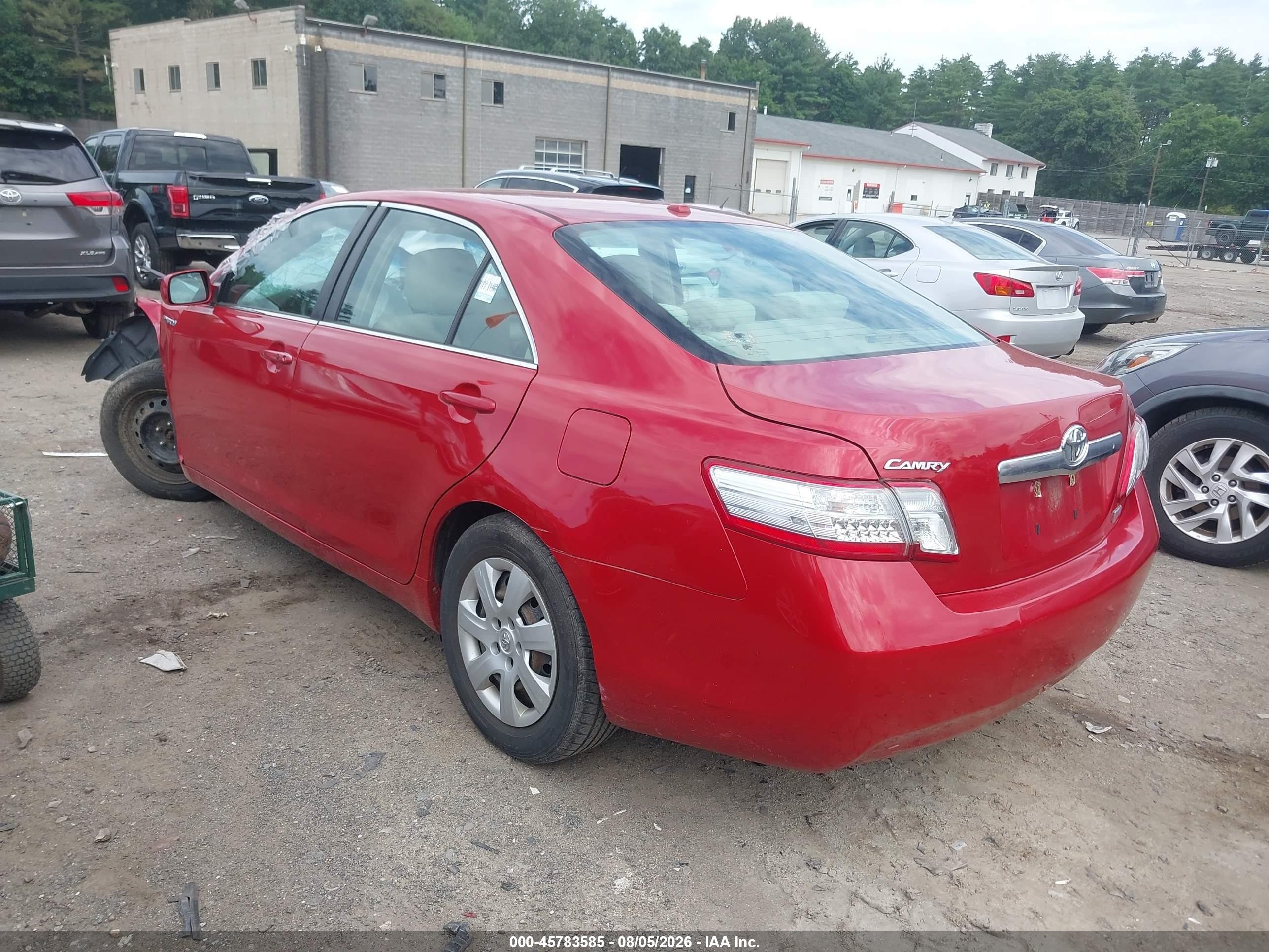 2011 Toyota Camry Hybrid   Red vin: 4T1BB3EKXBU129692