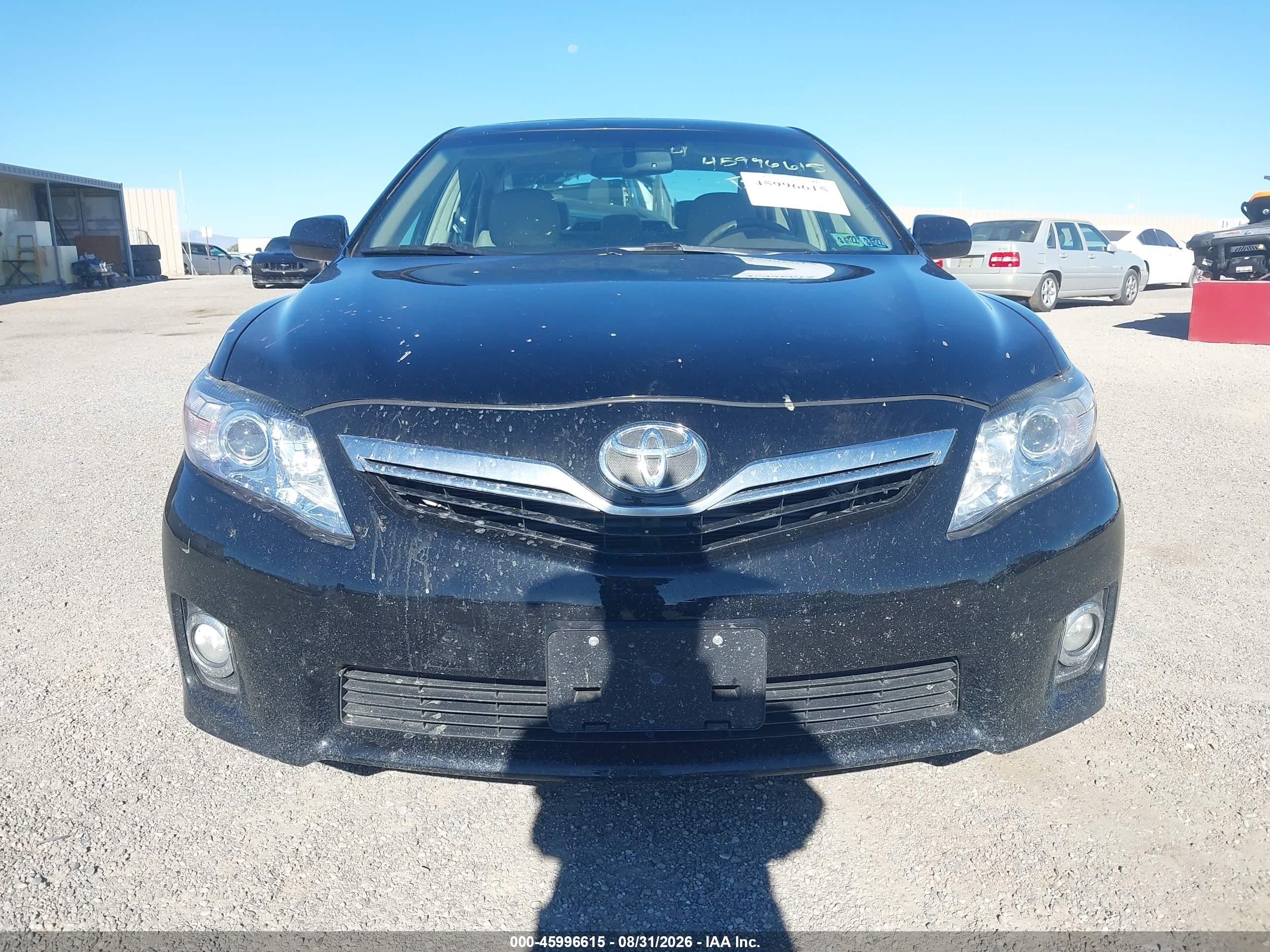 2011 Toyota Camry Hybrid   Черный vin: 4T1BB3EKXBU133239