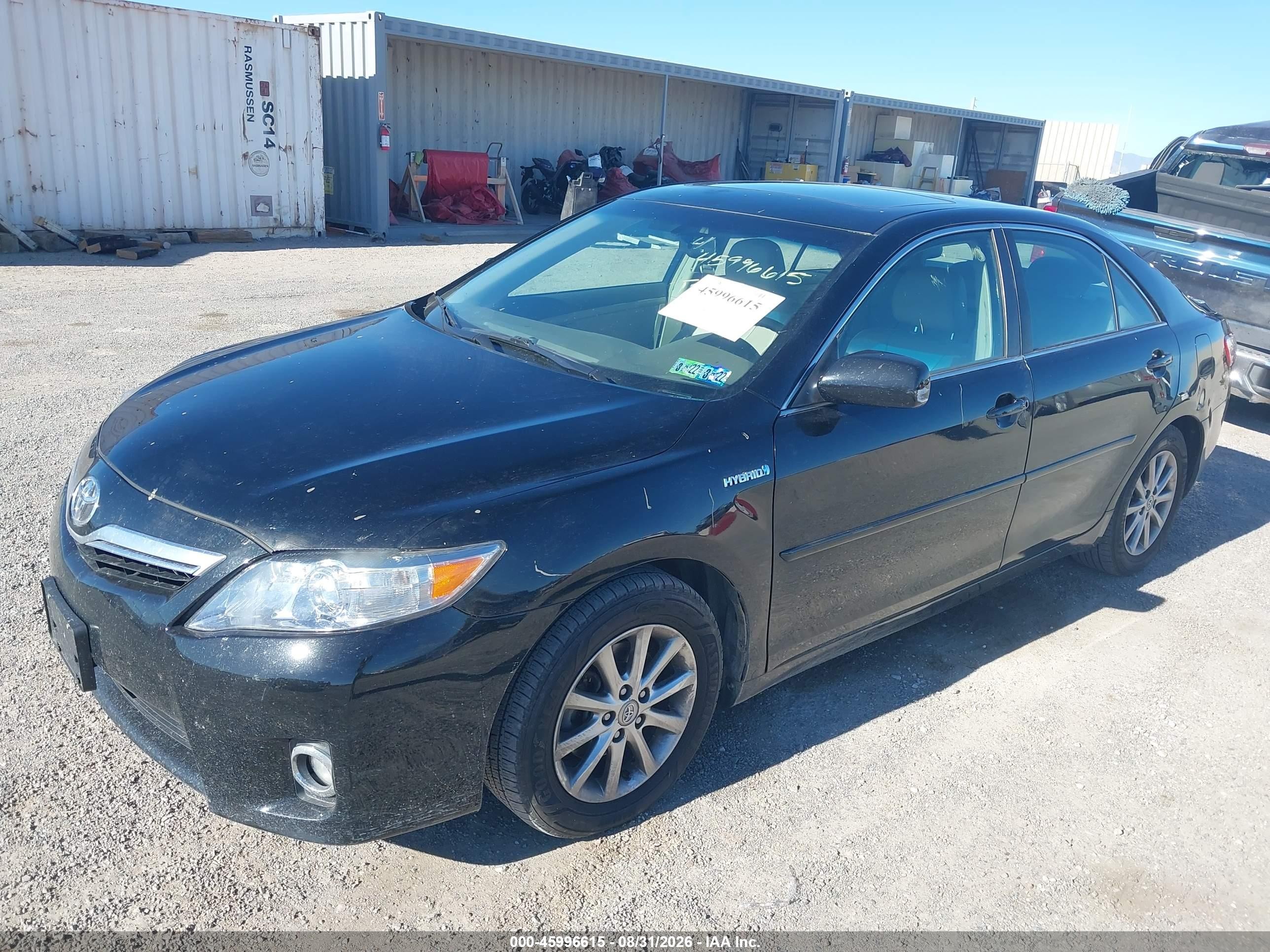 2011 Toyota Camry Hybrid   Черный vin: 4T1BB3EKXBU133239