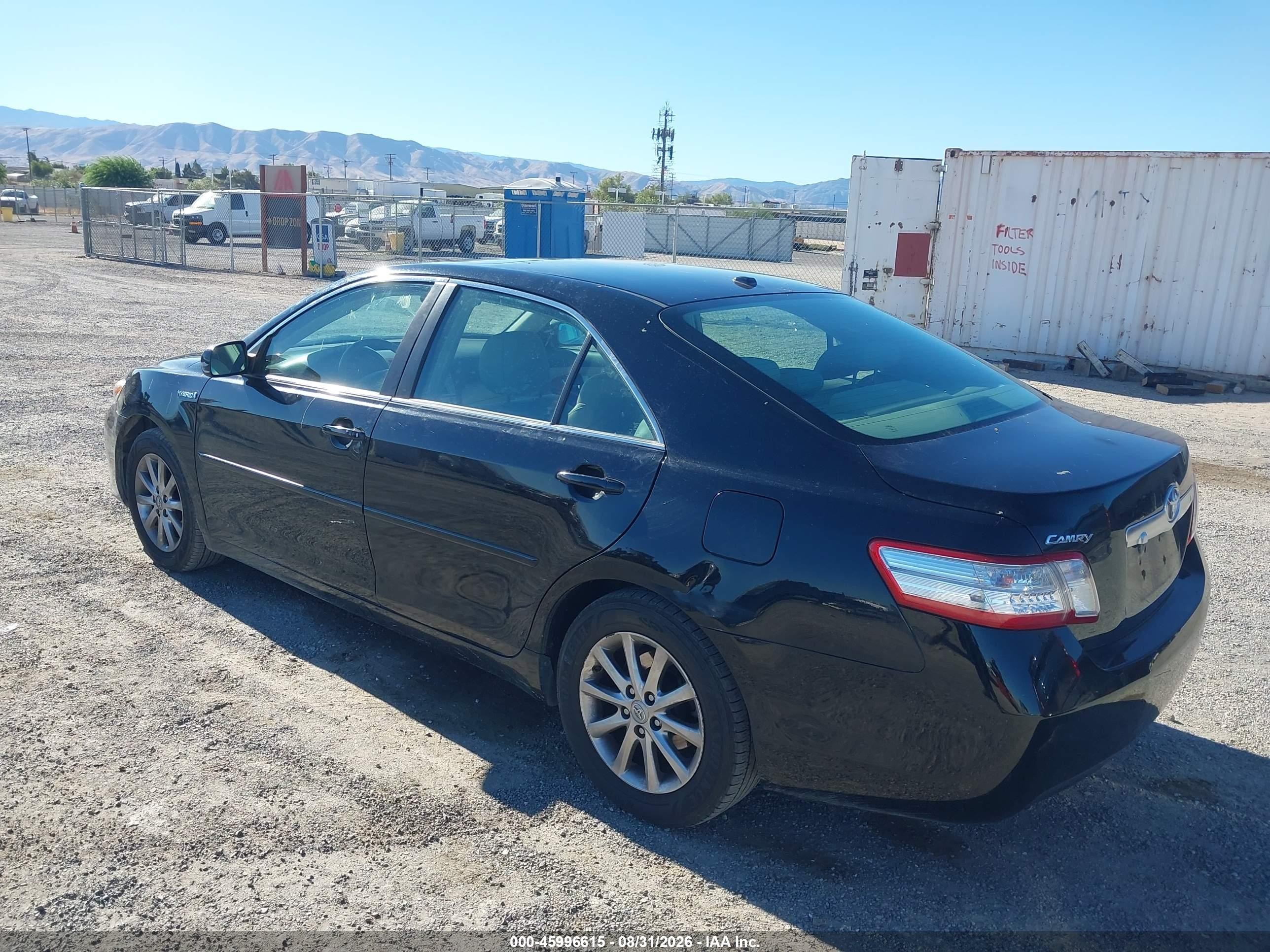 2011 Toyota Camry Hybrid   Черный vin: 4T1BB3EKXBU133239