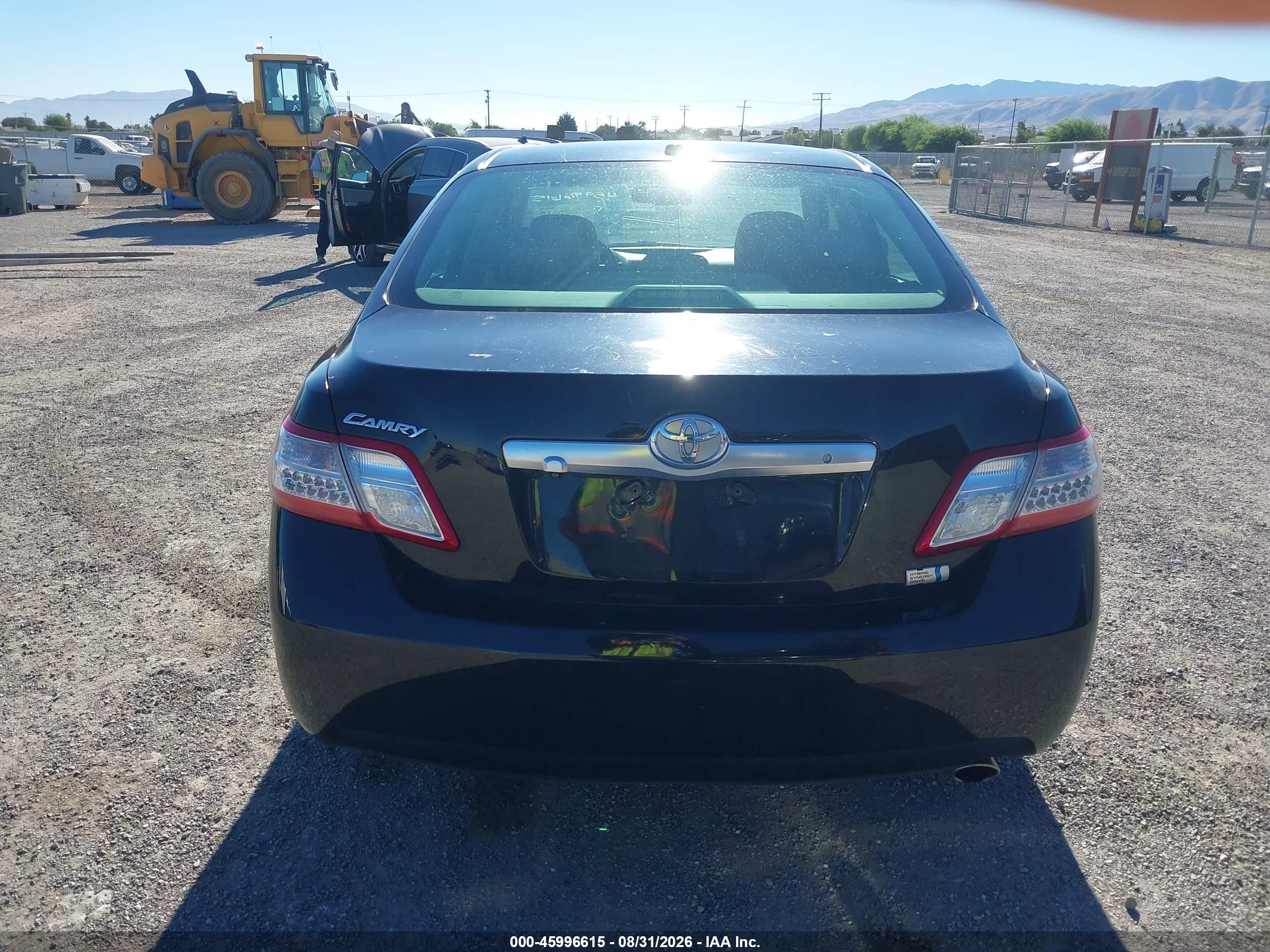 2011 Toyota Camry Hybrid   Черный vin: 4T1BB3EKXBU133239
