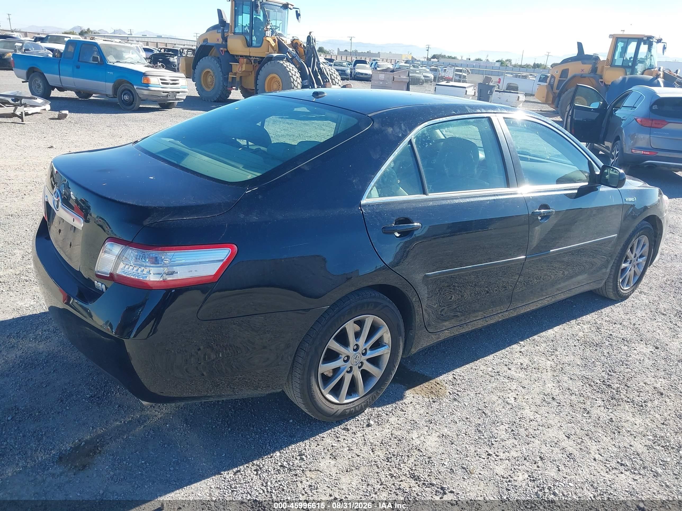 2011 Toyota Camry Hybrid   Черный vin: 4T1BB3EKXBU133239