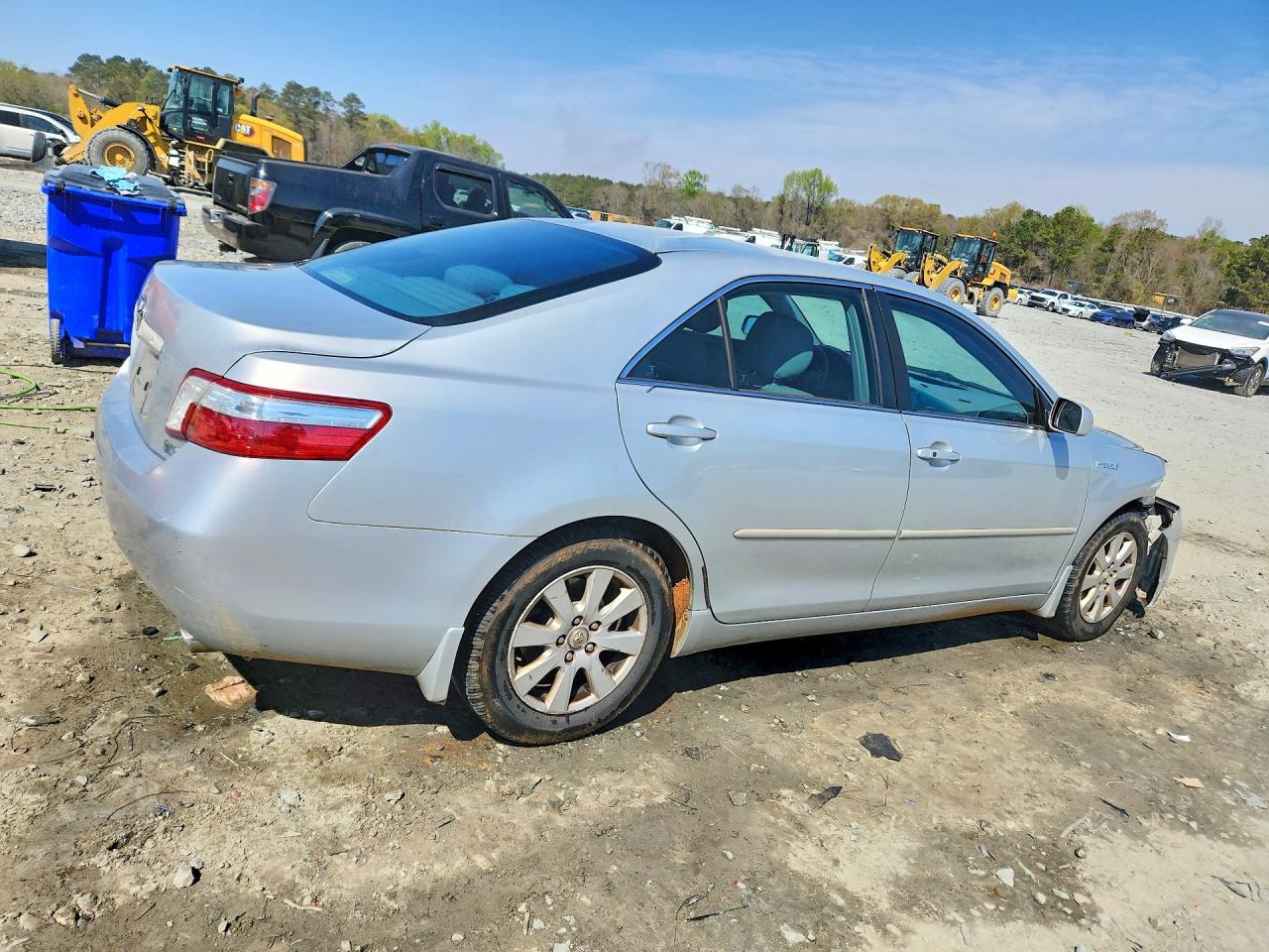 2007 Toyota Camry Hybrid Base Silver vin: 4T1BB46K07U001117
