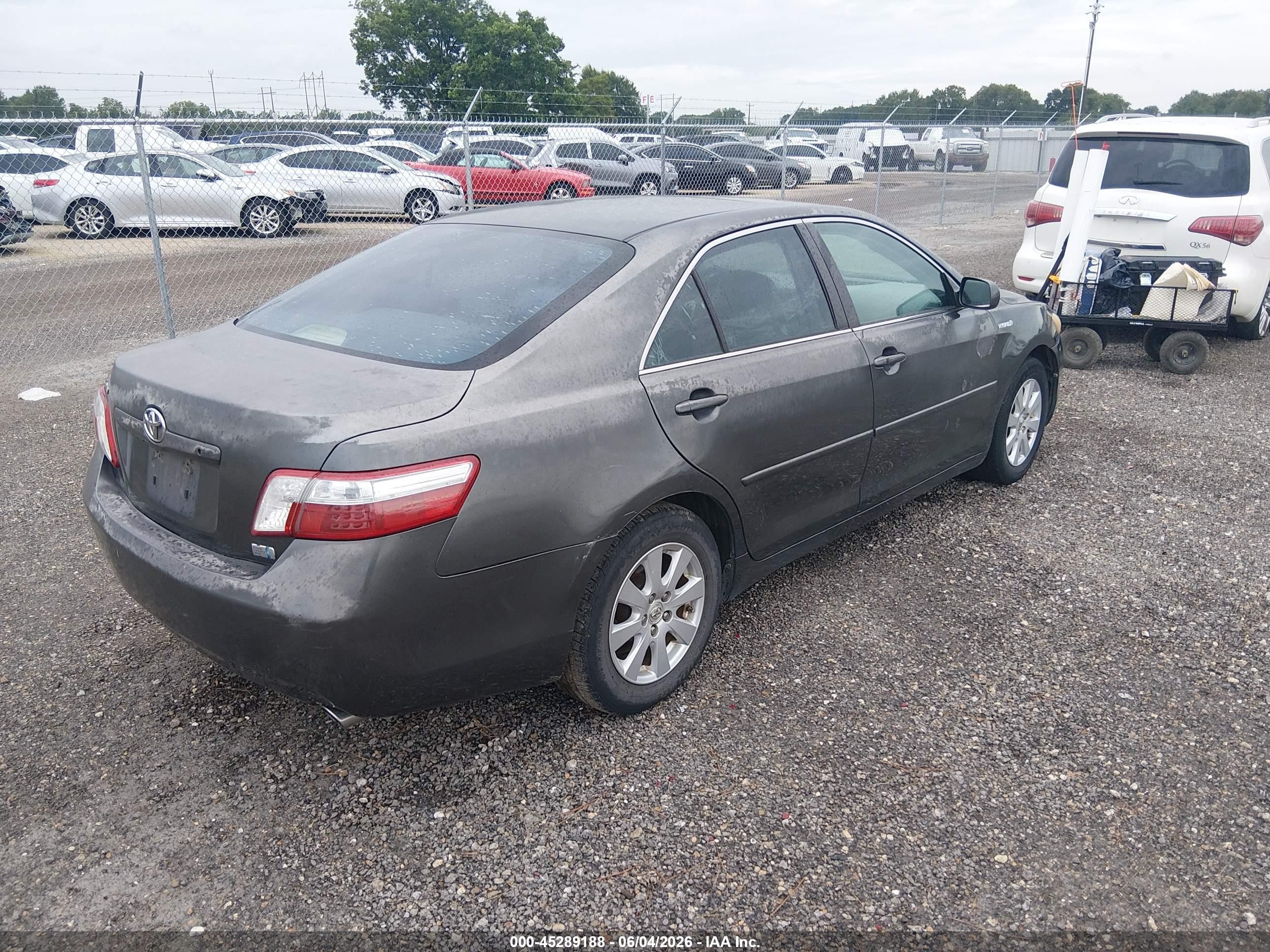 2007 Toyota Camry Hybrid Gray vin: 4T1BB46K07U007340
