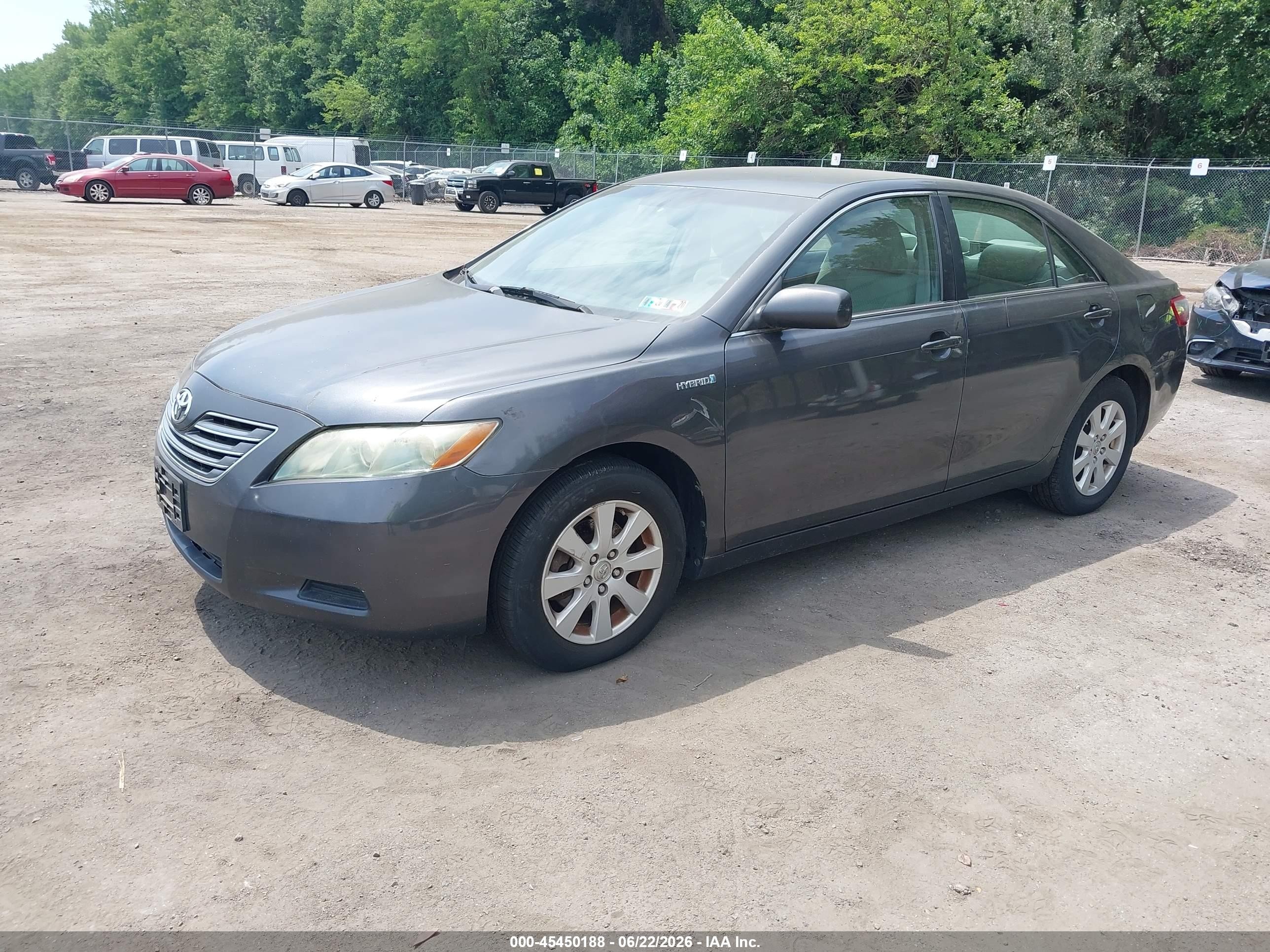 2007 Toyota Camry Hybrid   Серый vin: 4T1BB46K07U015776