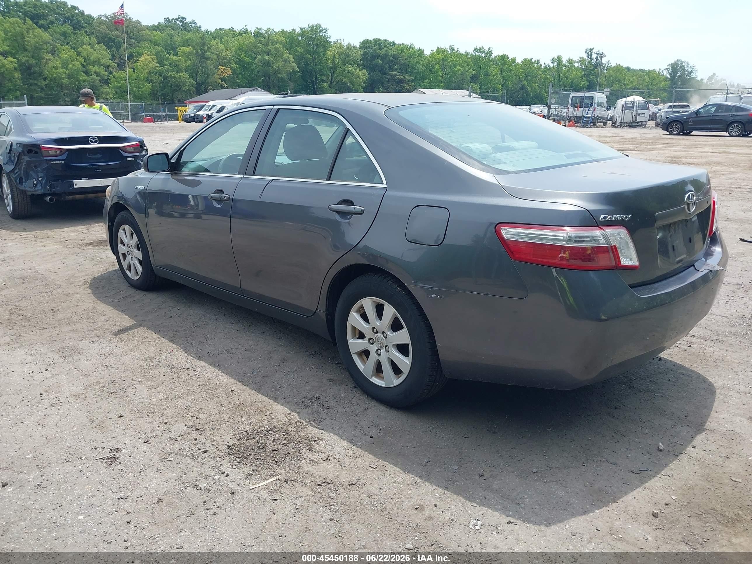 2007 Toyota Camry Hybrid   Серый vin: 4T1BB46K07U015776