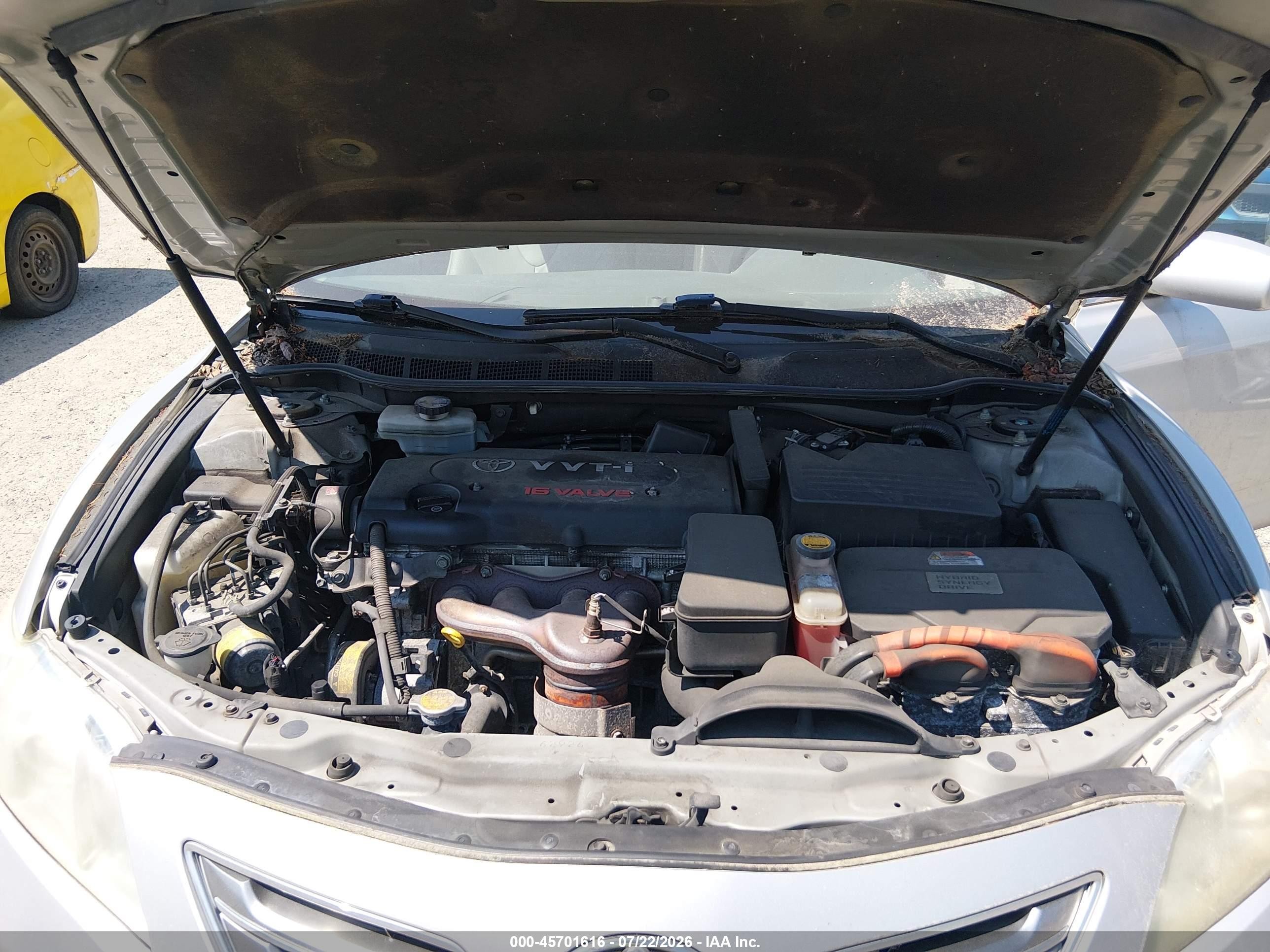 2007 Toyota Camry Hybrid   Серебряный vin: 4T1BB46K07U018810