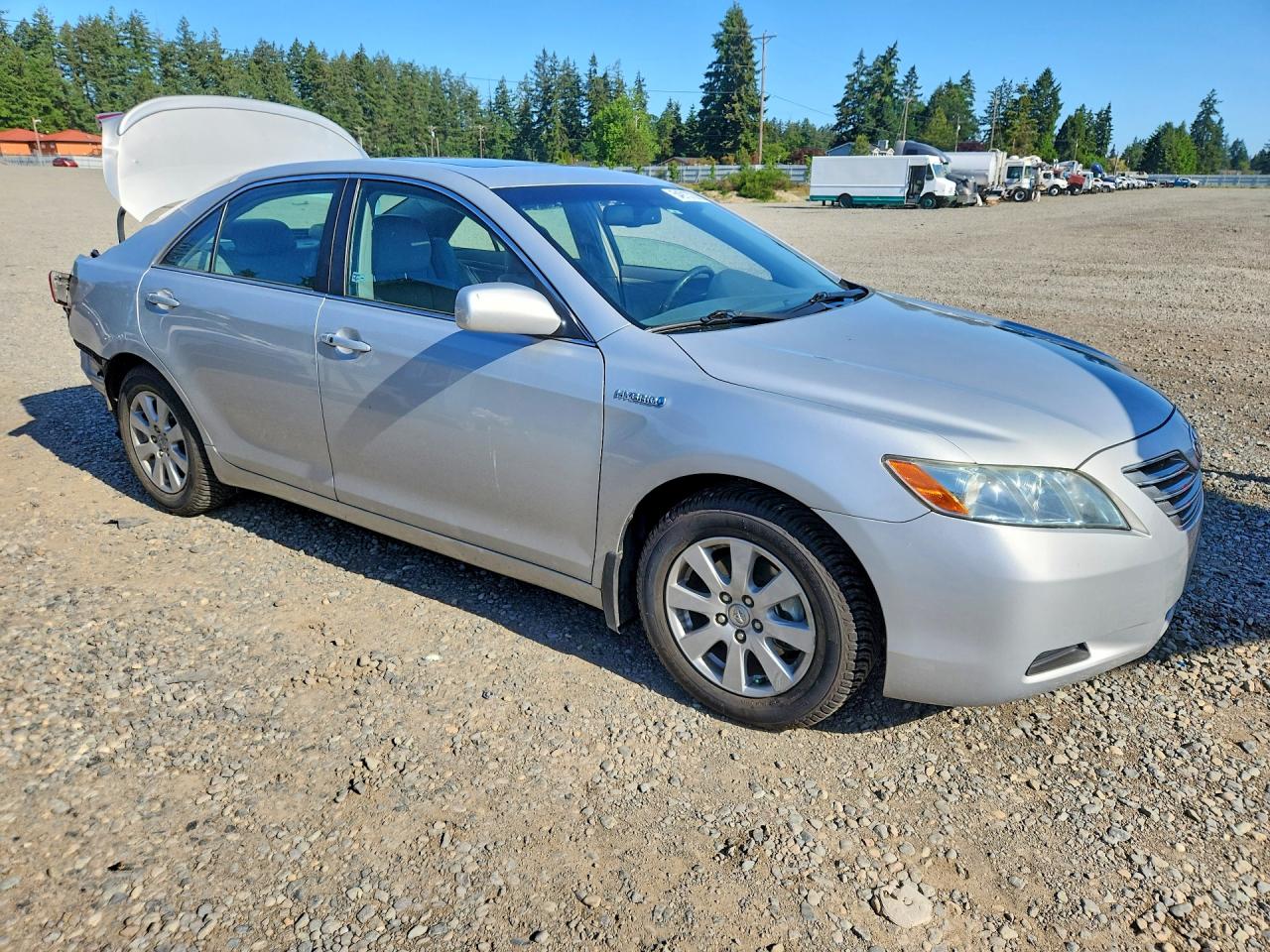 2007 Toyota Camry Hybrid Silver vin: 4T1BB46K07U018967