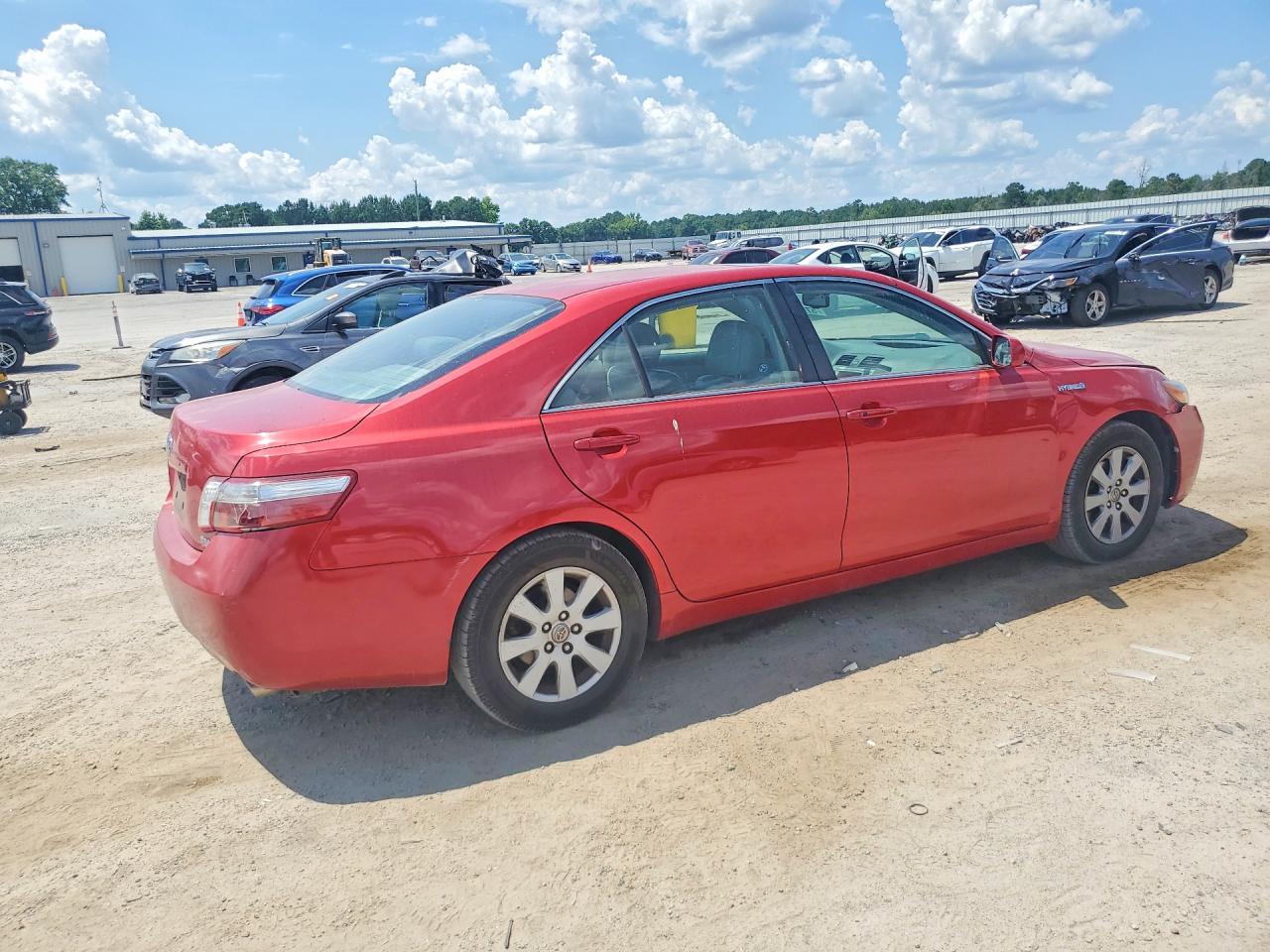 2007 Toyota Camry Hybrid Red vin: 4T1BB46K07U025546
