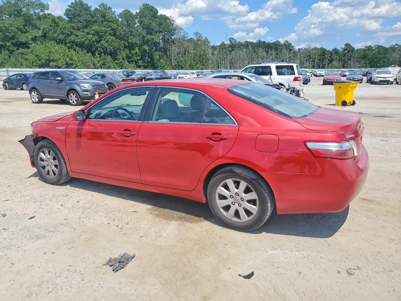 2007 Toyota Camry Hybrid Red vin: 4T1BB46K07U025546