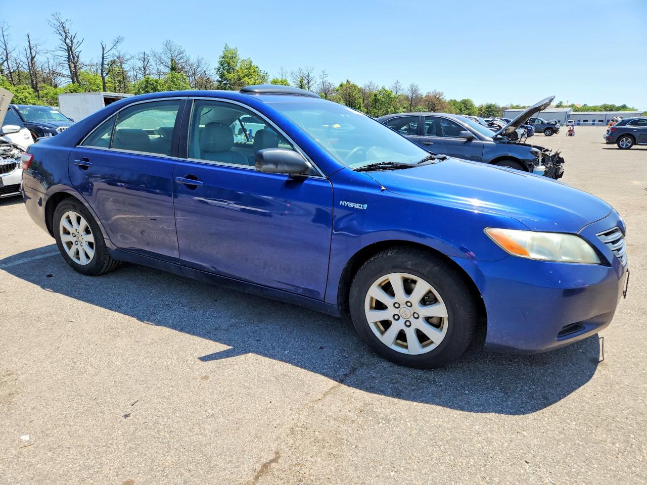 2008 Toyota Camry Hybrid Blue vin: 4T1BB46K08U032918
