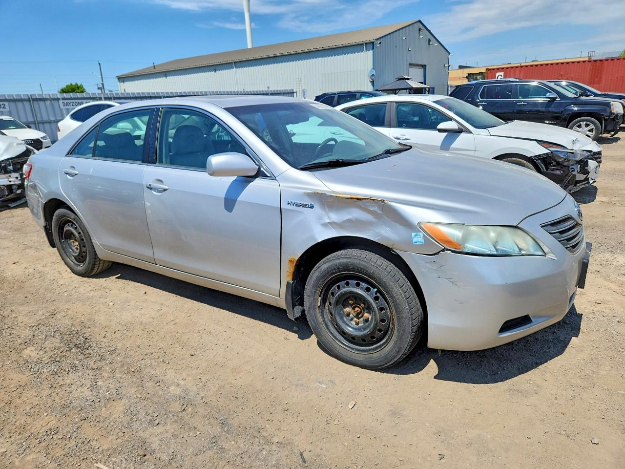 2008 Toyota Camry Hybrid Silver vin: 4T1BB46K08U050951