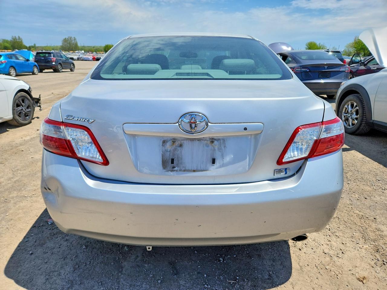 2008 Toyota Camry Hybrid Silver vin: 4T1BB46K08U050951
