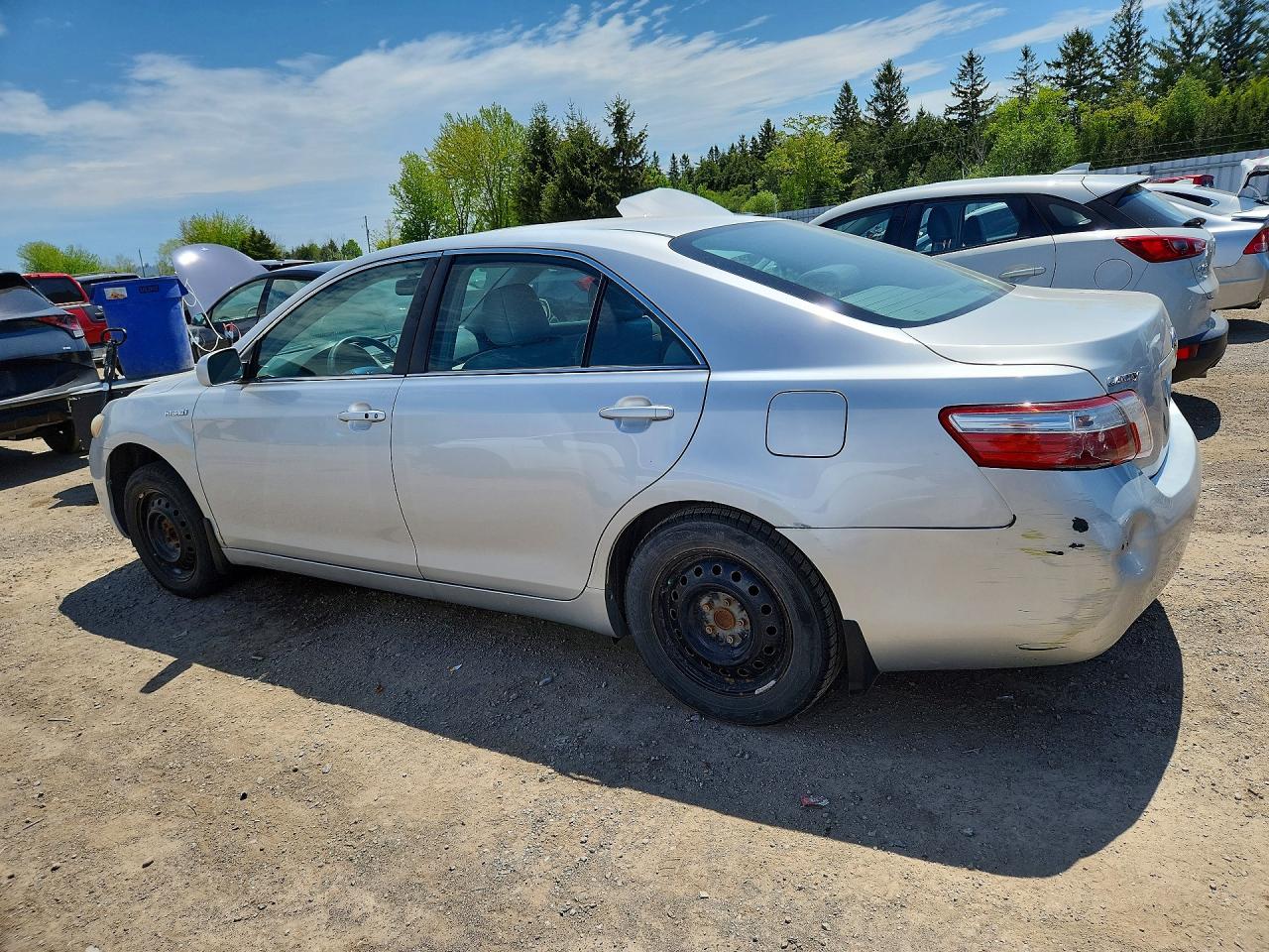 2008 Toyota Camry Hybrid Silver vin: 4T1BB46K08U050951