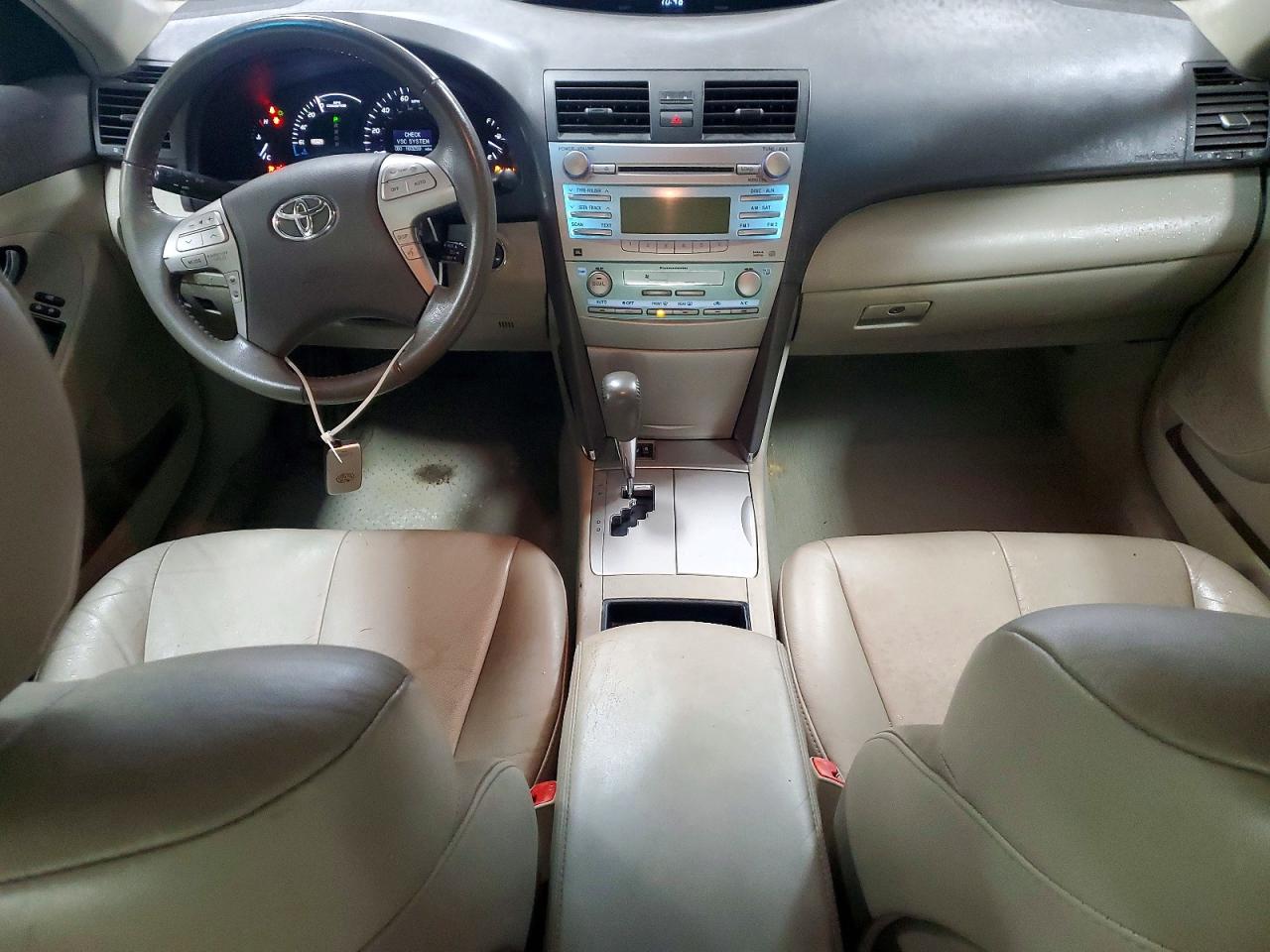 2008 Toyota Camry Hybrid Red vin: 4T1BB46K08U057446