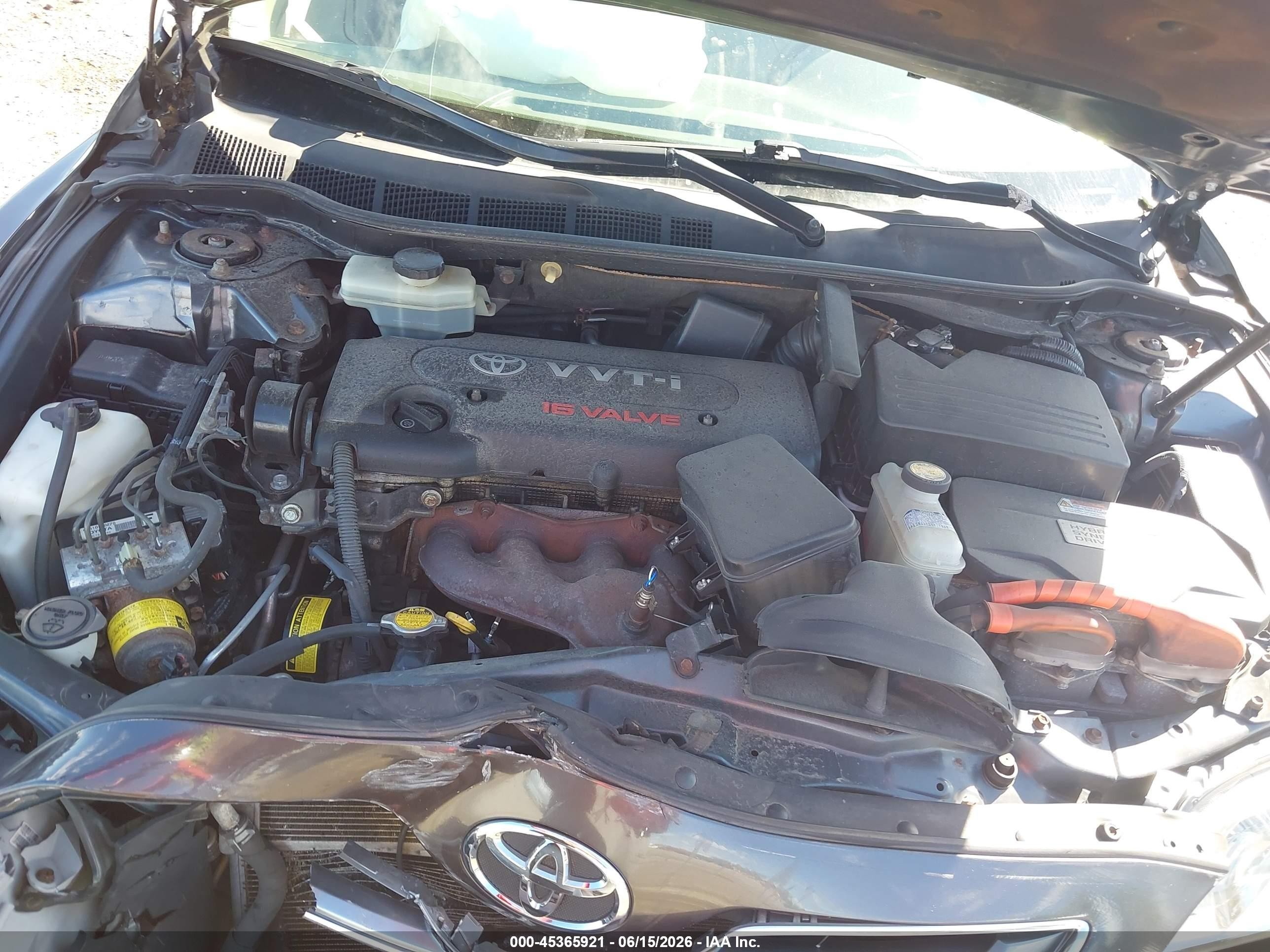 2009 Toyota Camry Hybrid Серый vin: 4T1BB46K09U064222