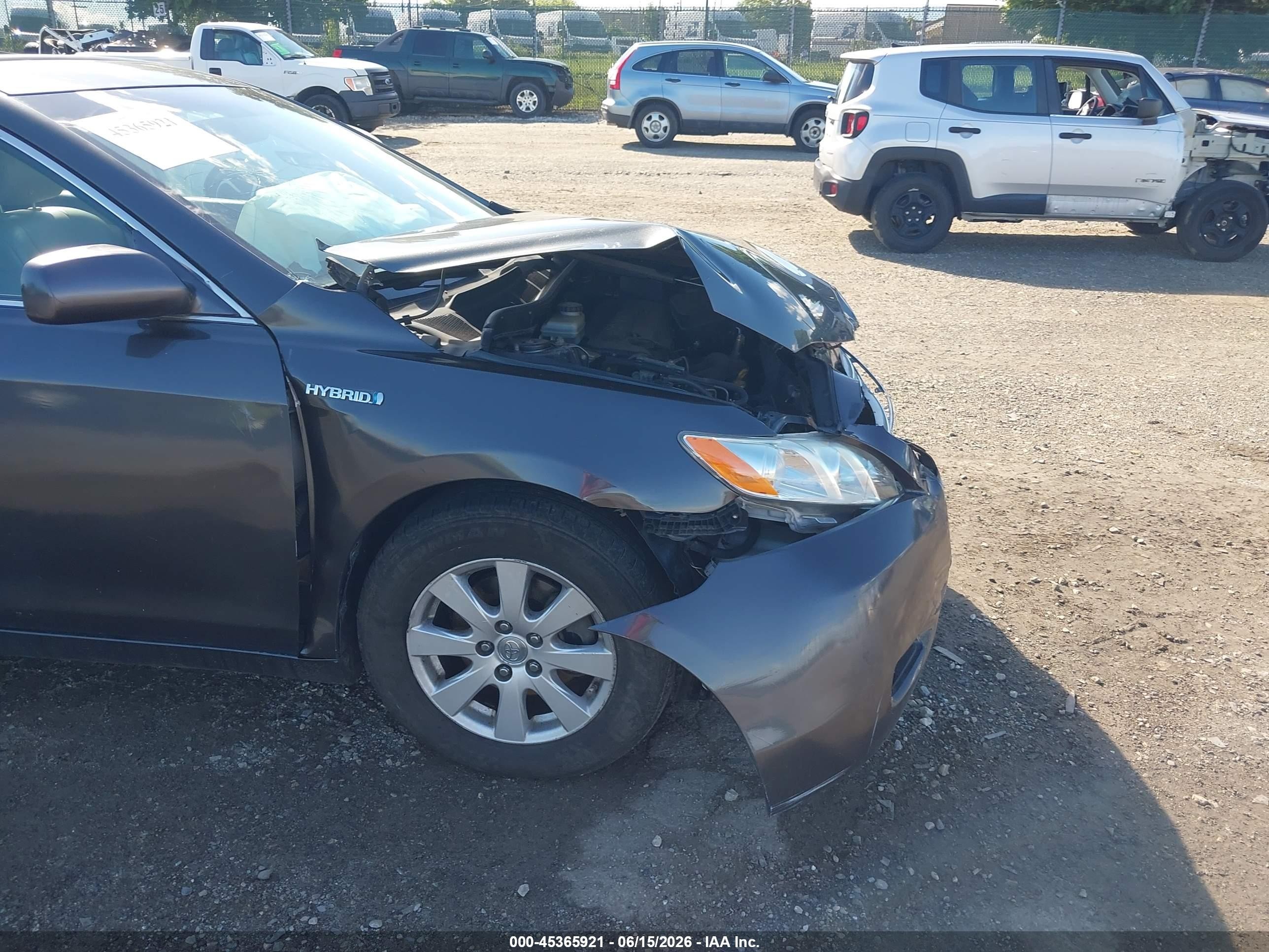 2009 Toyota Camry Hybrid Серый vin: 4T1BB46K09U064222