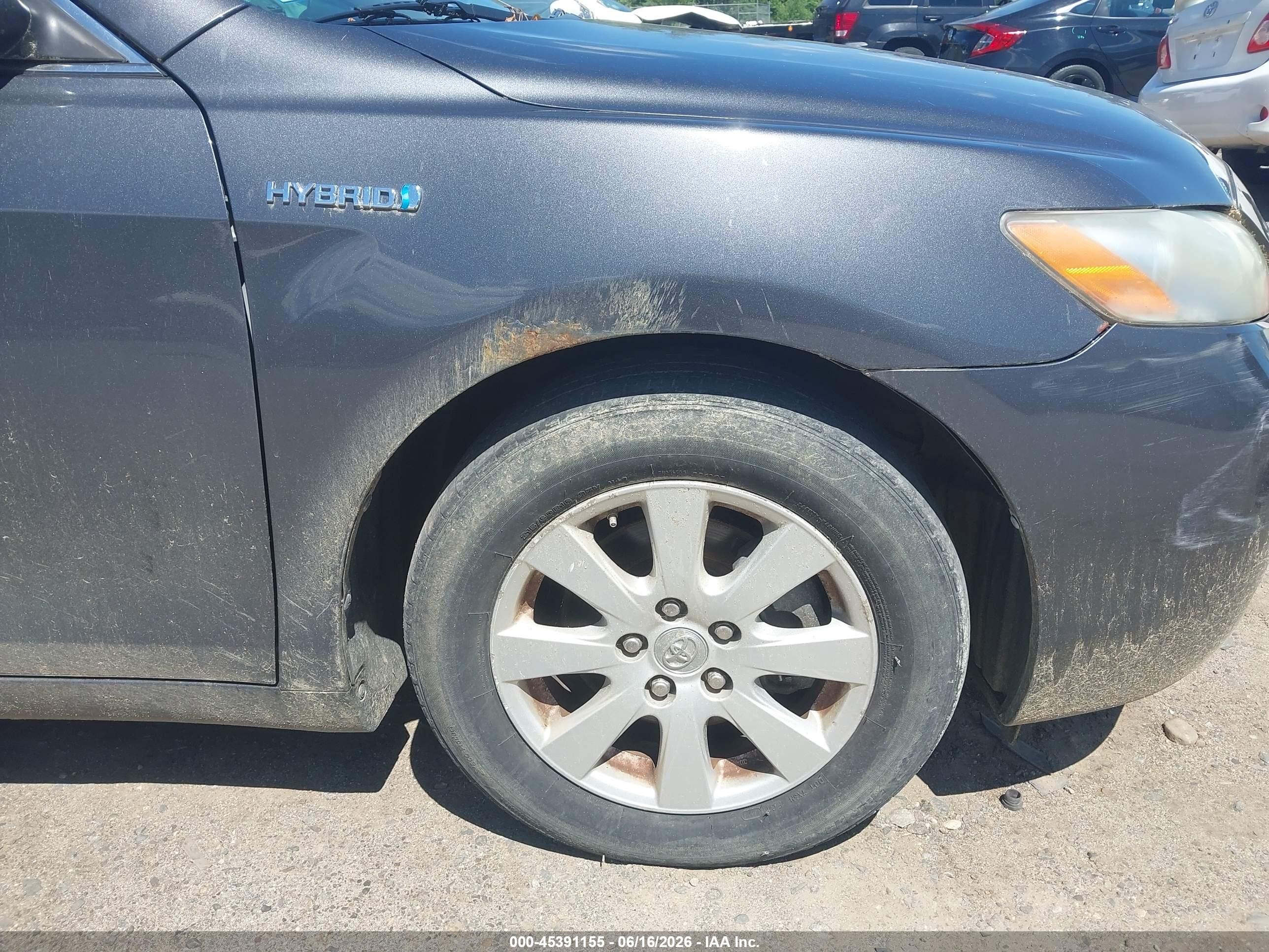 2009 Toyota Camry Hybrid   Gray vin: 4T1BB46K09U092862