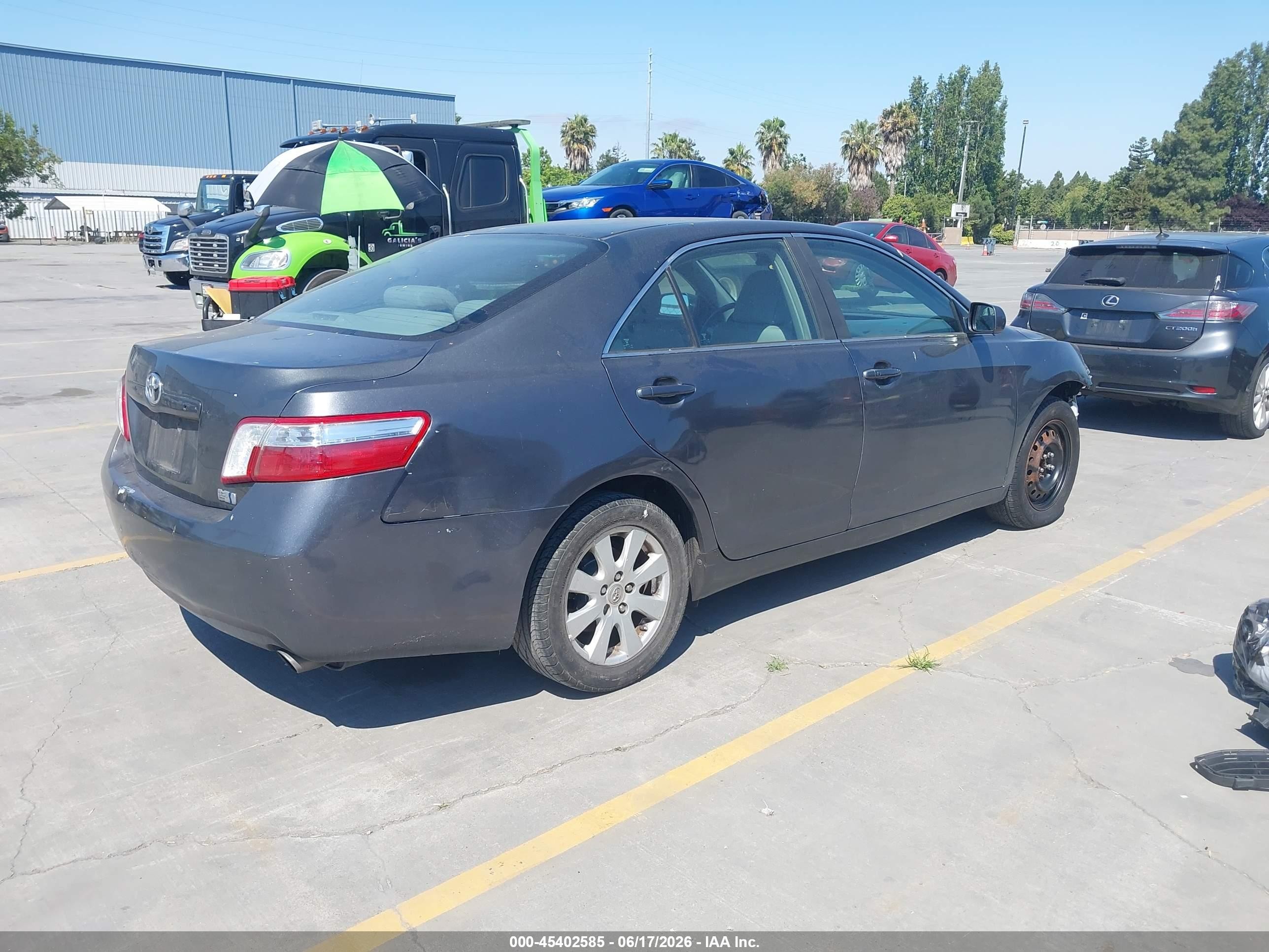 2009 Toyota Camry Hybrid   Gray vin: 4T1BB46K09U100085