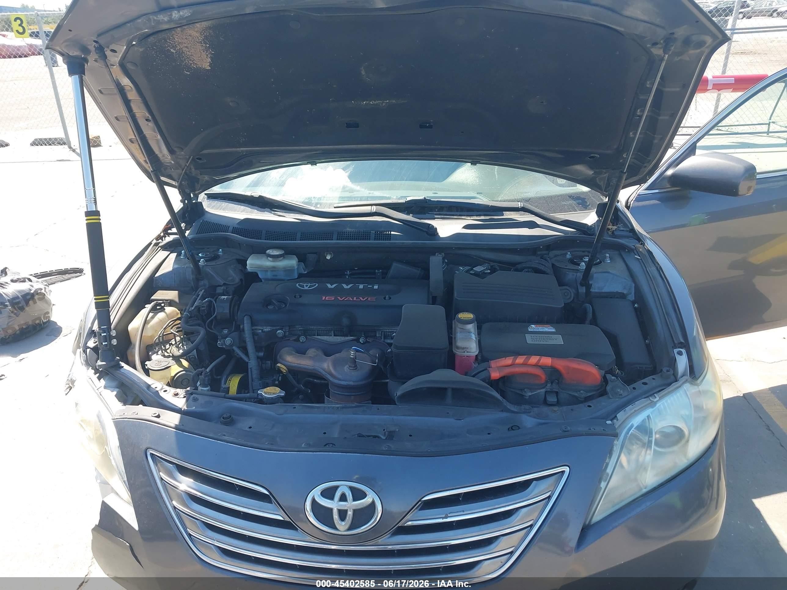 2009 Toyota Camry Hybrid   Gray vin: 4T1BB46K09U100085